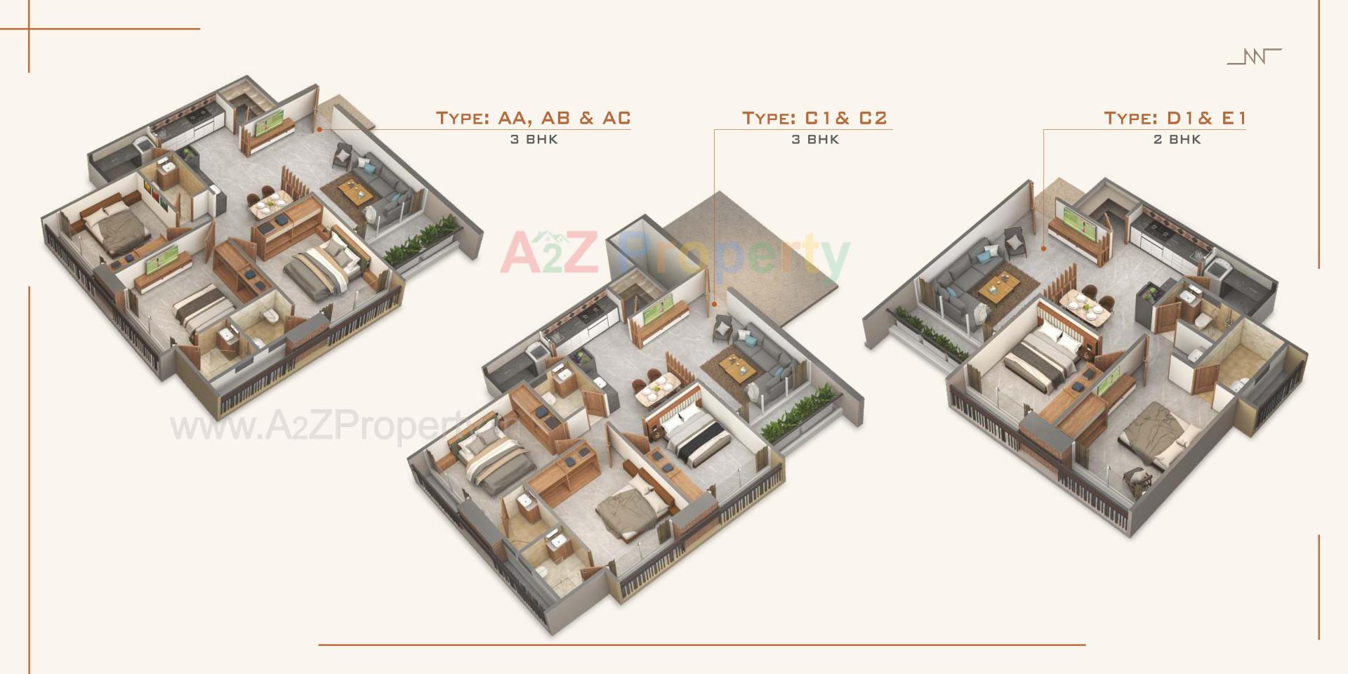 Layout of real estate project Nexus located at Nadiad, Kheda, Gujarat