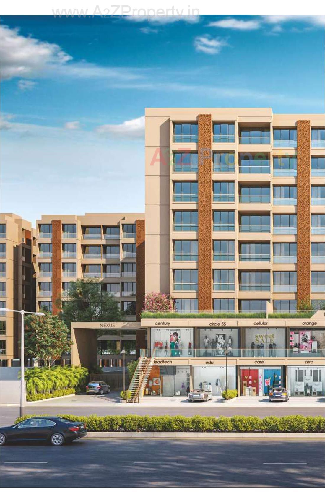 3D Elevation of real estate project Nexus located at Chaklashi-party, Kheda, Gujarat