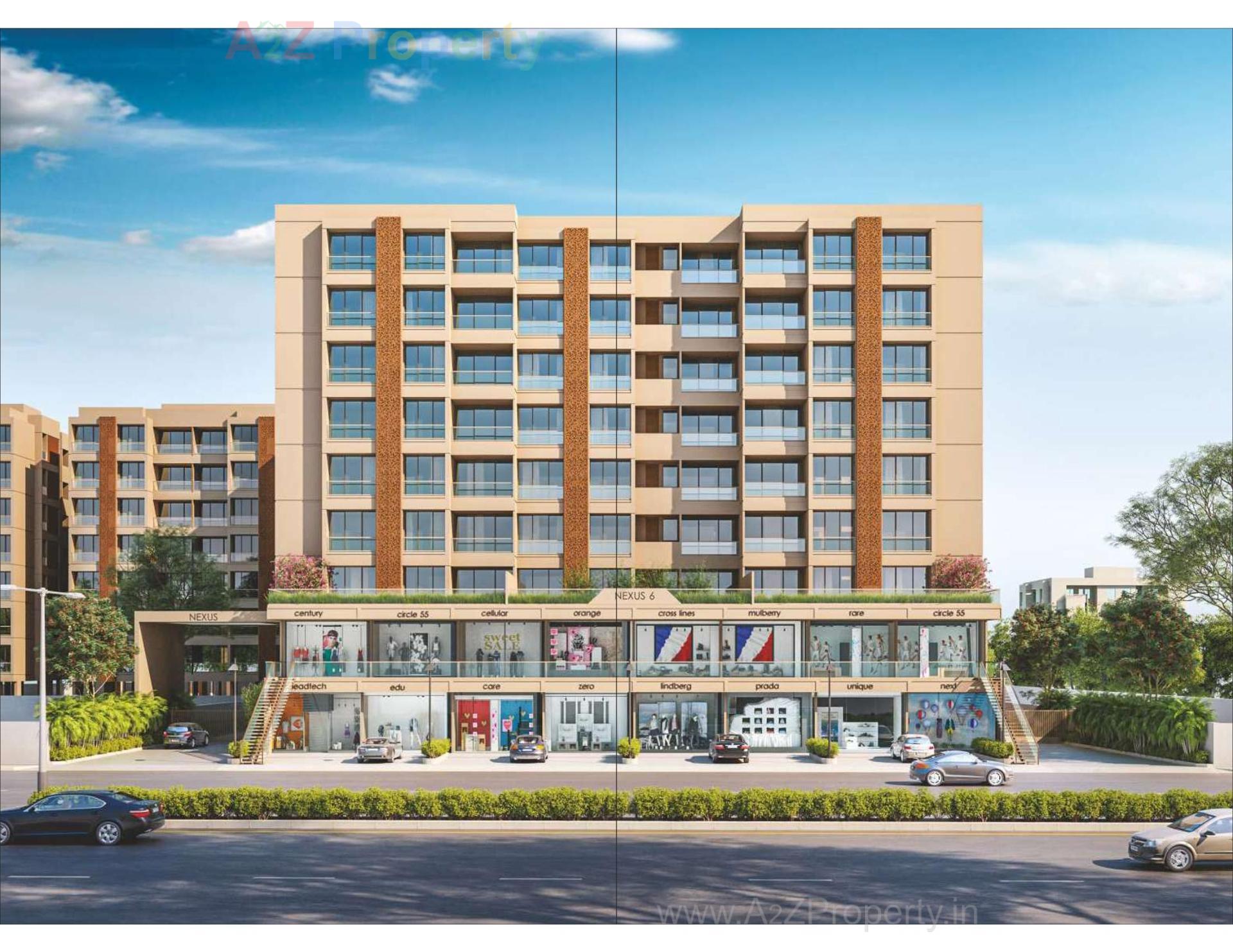 3D Elevation of real estate project Nexus located at Chaklashi-party, Kheda, Gujarat