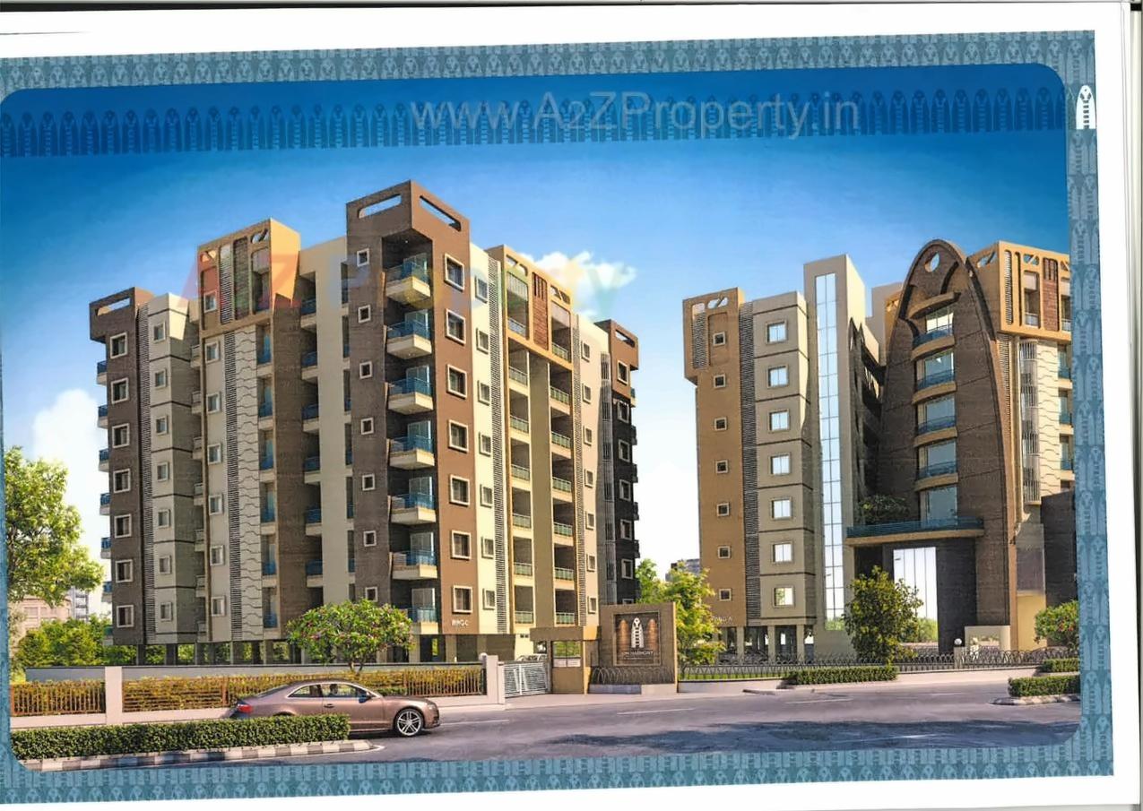 3D Elevation of real estate project Om Harmony located at Nadiad, Kheda, Gujarat