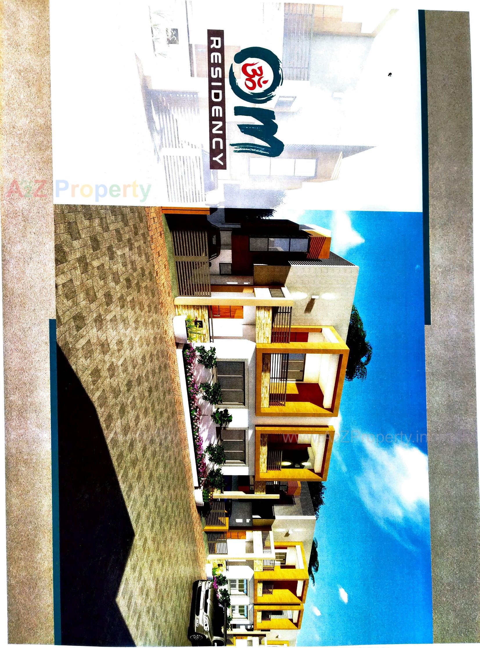 3D Elevation of real estate project Om Residency located at Dakor, Kheda, Gujarat