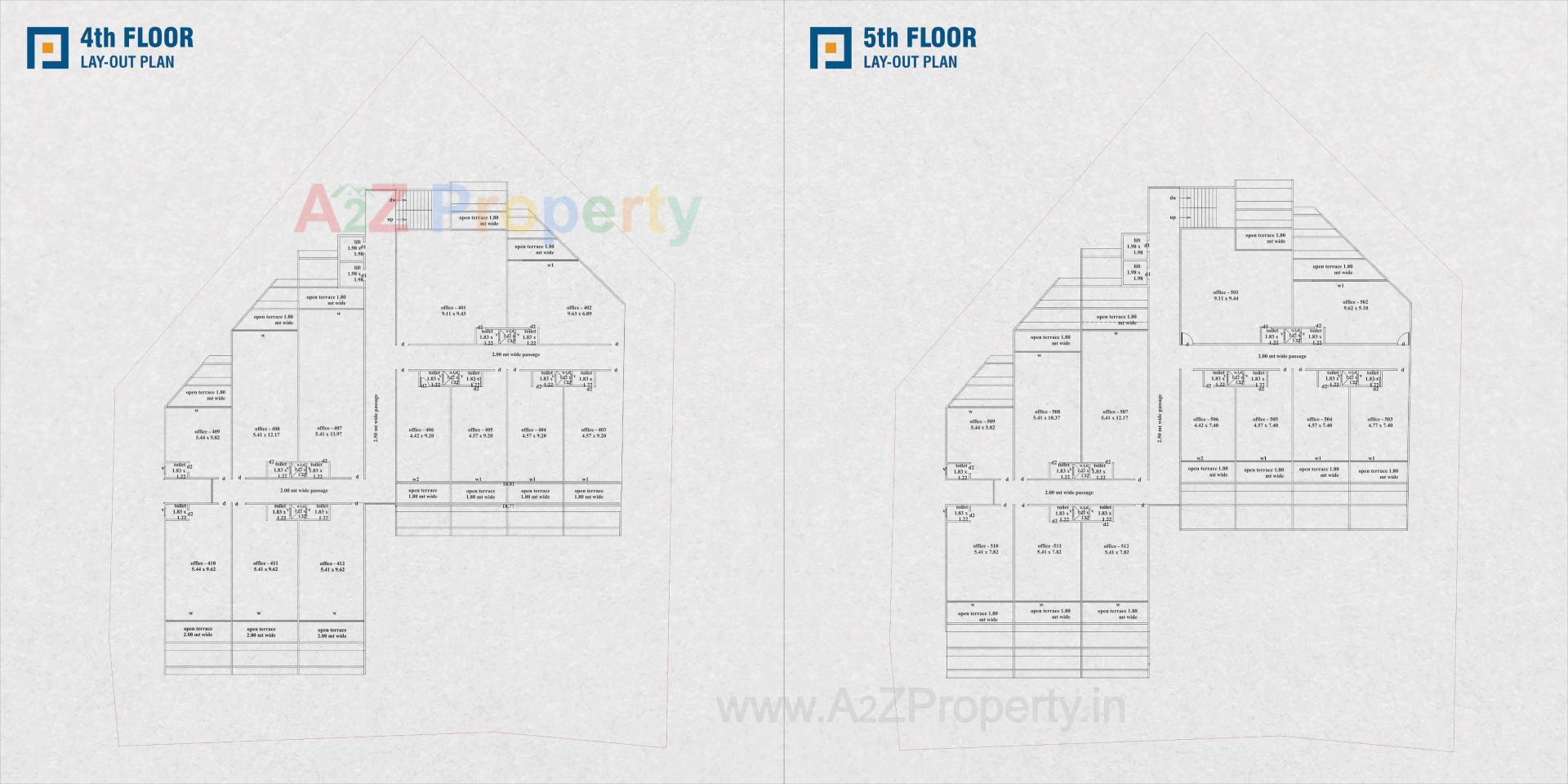 Layout of real estate project Palladium Plaza located at Ta, Kheda, Gujarat