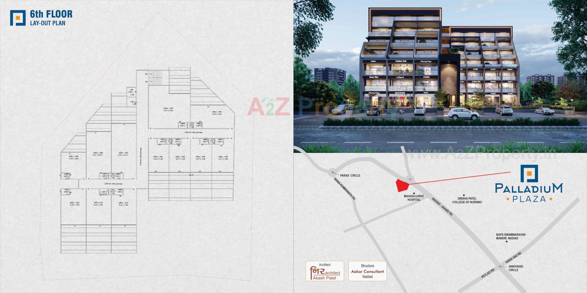  of real estate project Palladium Plaza located at Ta, Kheda, Gujarat