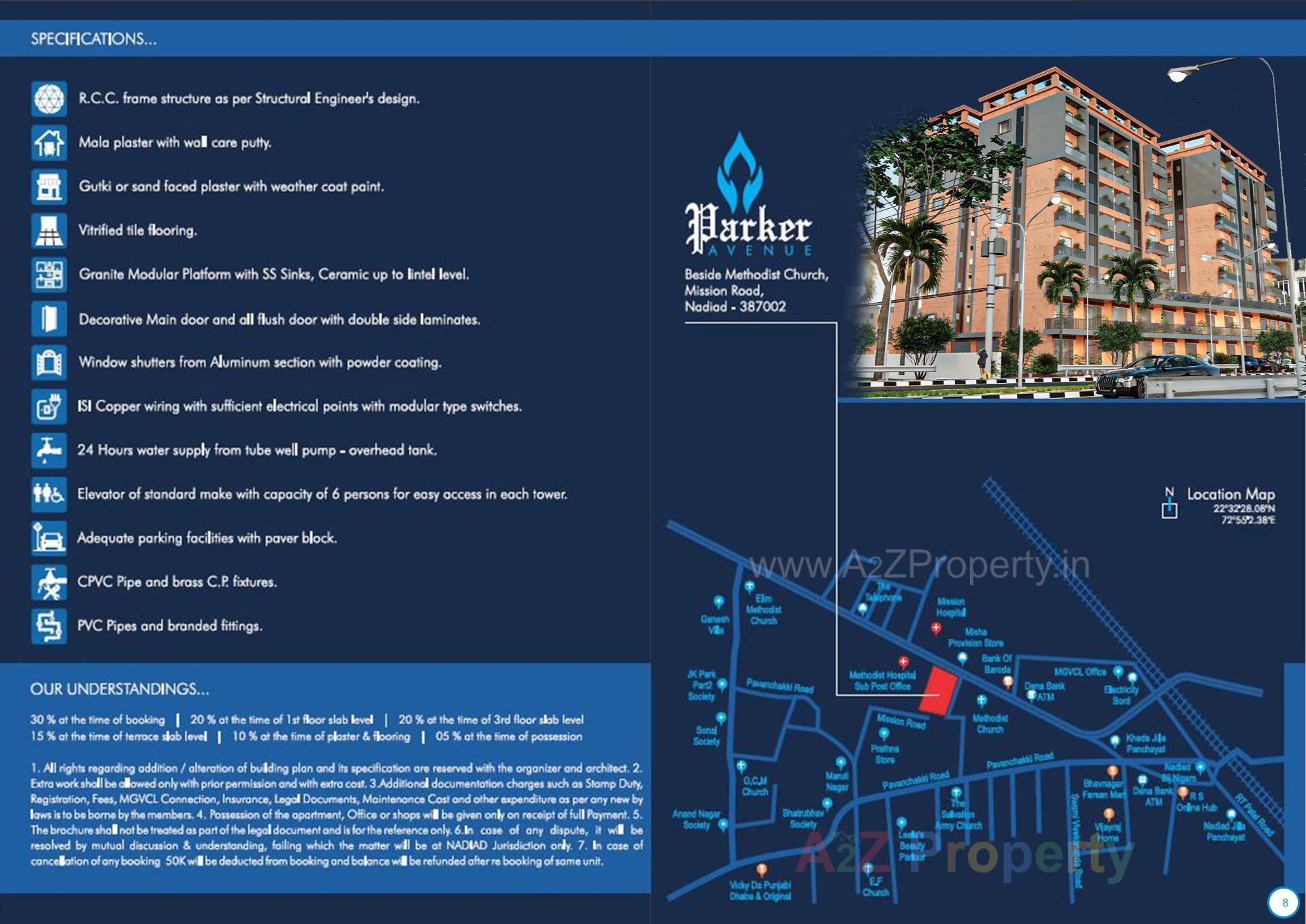  of real estate project Parker Avenue located at Nadiad, Kheda, Gujarat