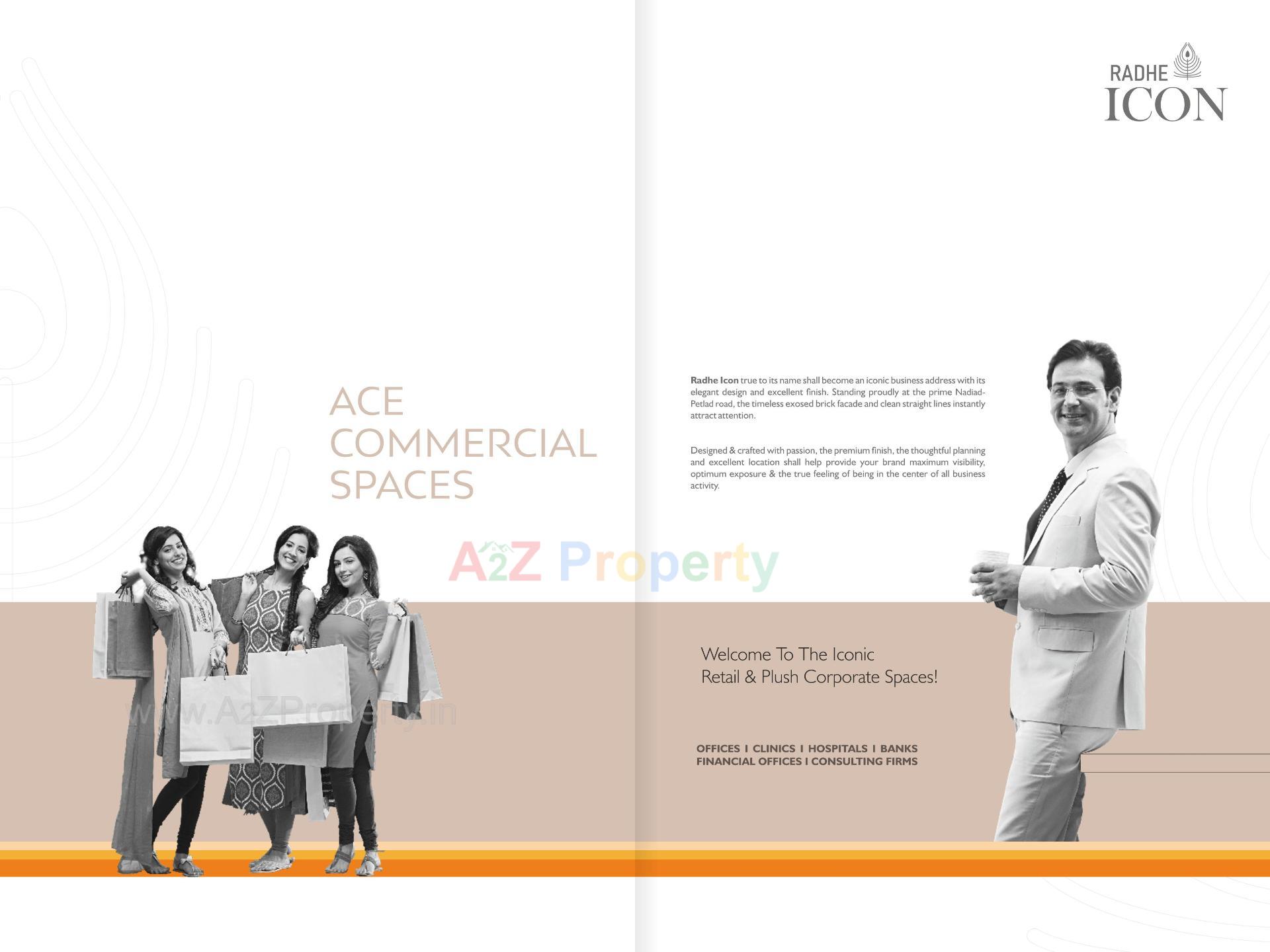  of real estate project Radhe Icon located at Nadiad, Kheda, Gujarat