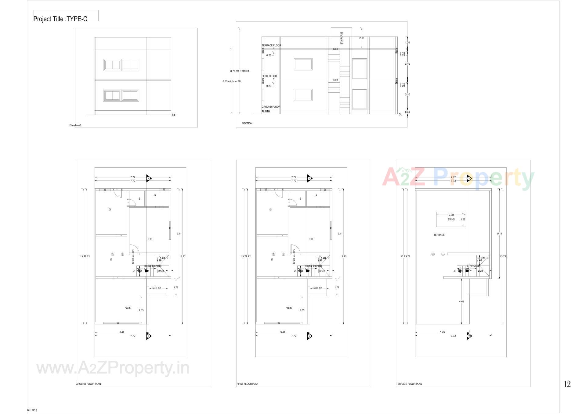  of real estate project Ram Vihar Residency located at Kakarkhad-party, Kheda, Gujarat