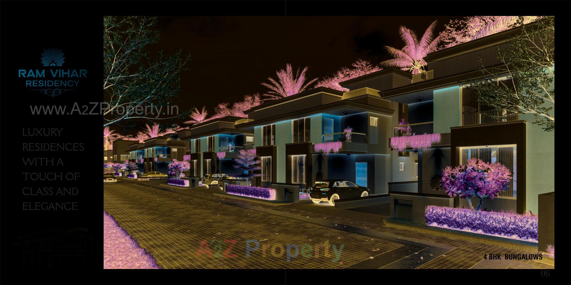 3D Elevation of real estate project Ram Vihar Residency located at Kakarkhad-party, Kheda, Gujarat