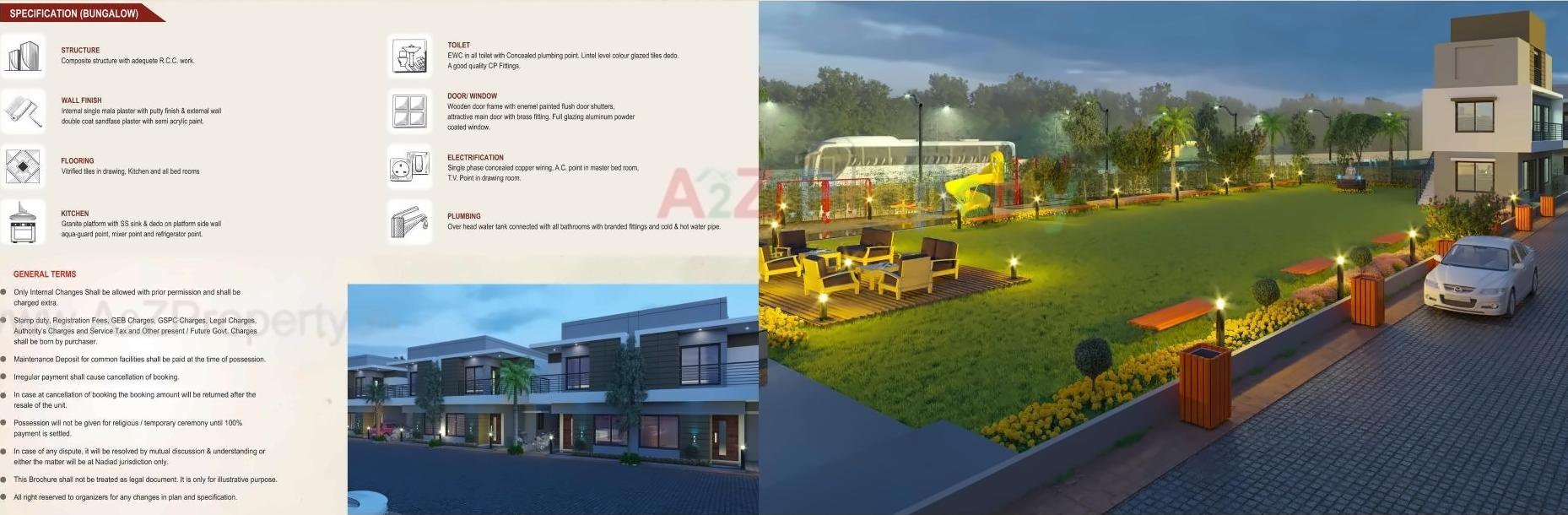 3D Elevation of real estate project Sankalp Residency located at Nadiad, Kheda, Gujarat