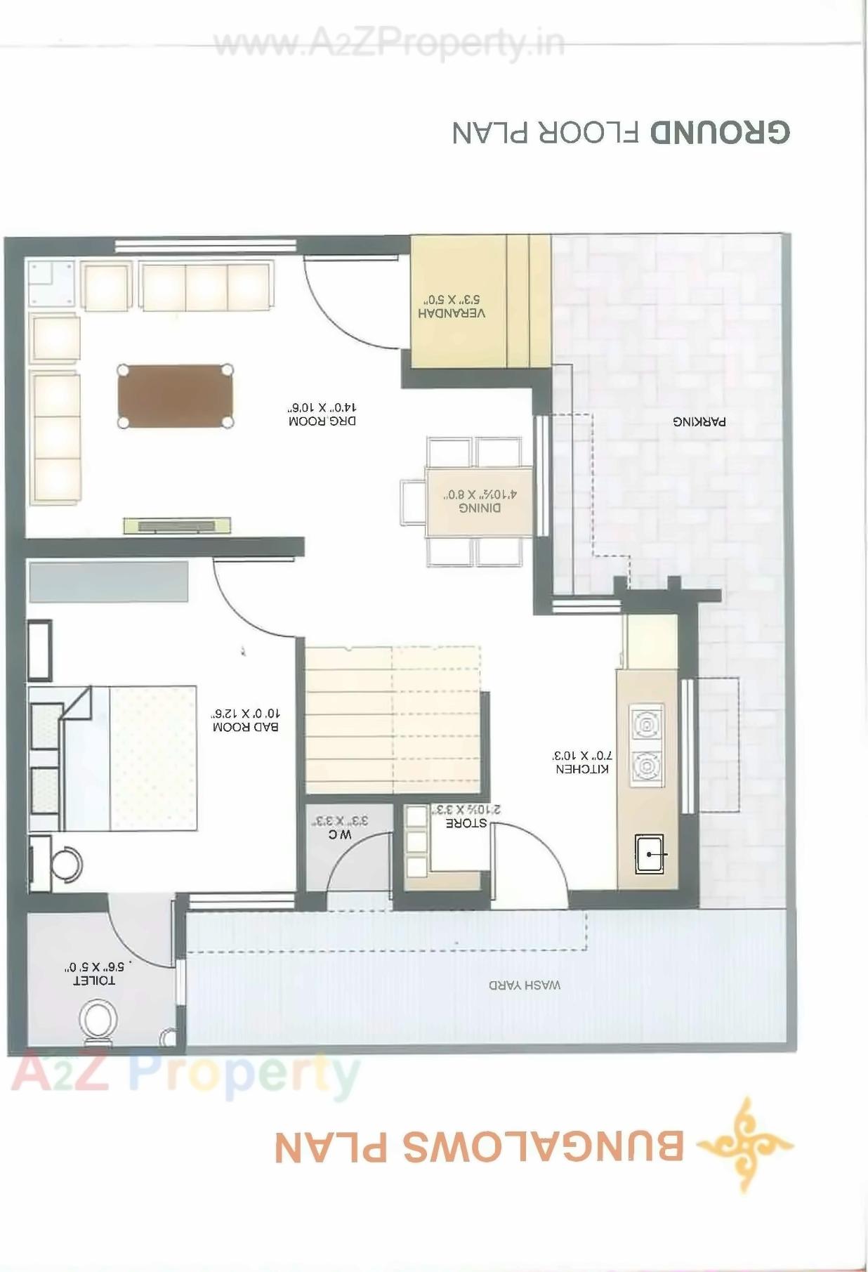 Layout of real estate project Satyam Bunglows located at Mahemdavad, Kheda, Gujarat