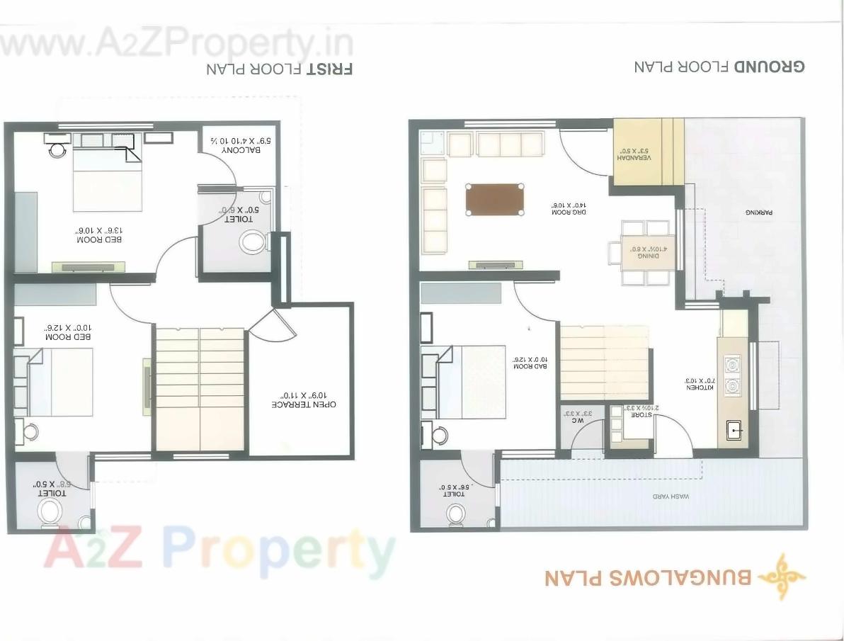 Layout of real estate project Satyam Bunglows located at Mahemdavad, Kheda, Gujarat