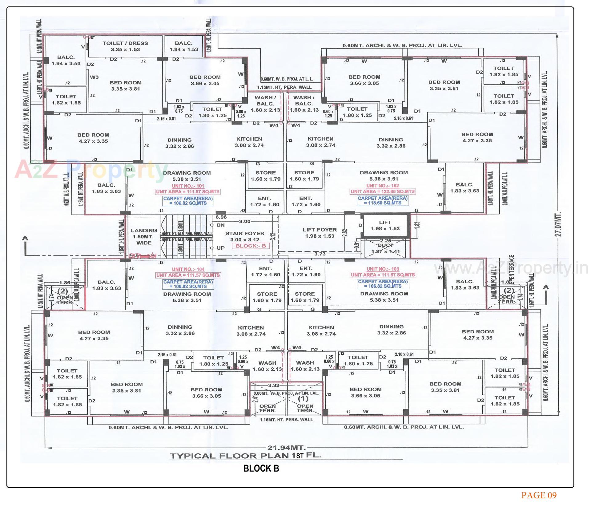 Layout of real estate project Shree Yogikrupa Avenue located at Mahemdabad, Kheda, Gujarat