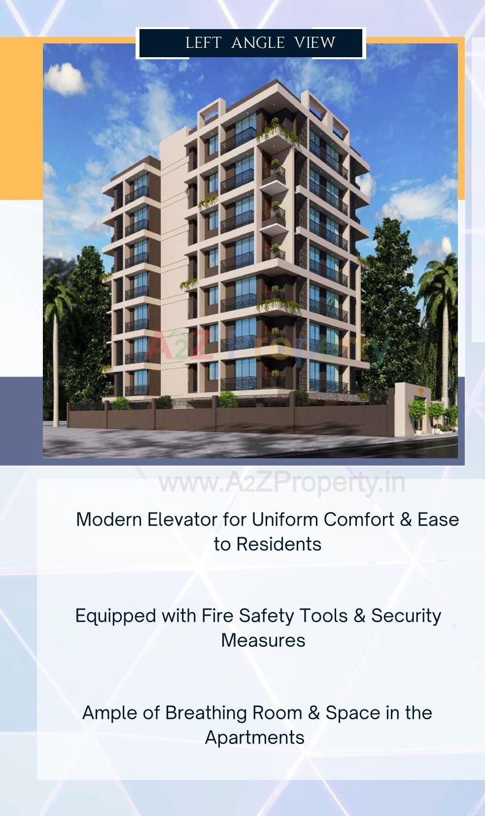 3D Elevation of real estate project Shrimun located at Nadiad, Kheda, Gujarat