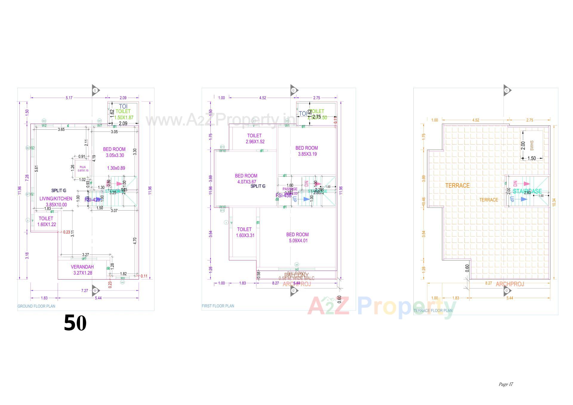 Layout of real estate project Shubh Residency located at Nadiad, Kheda, Gujarat