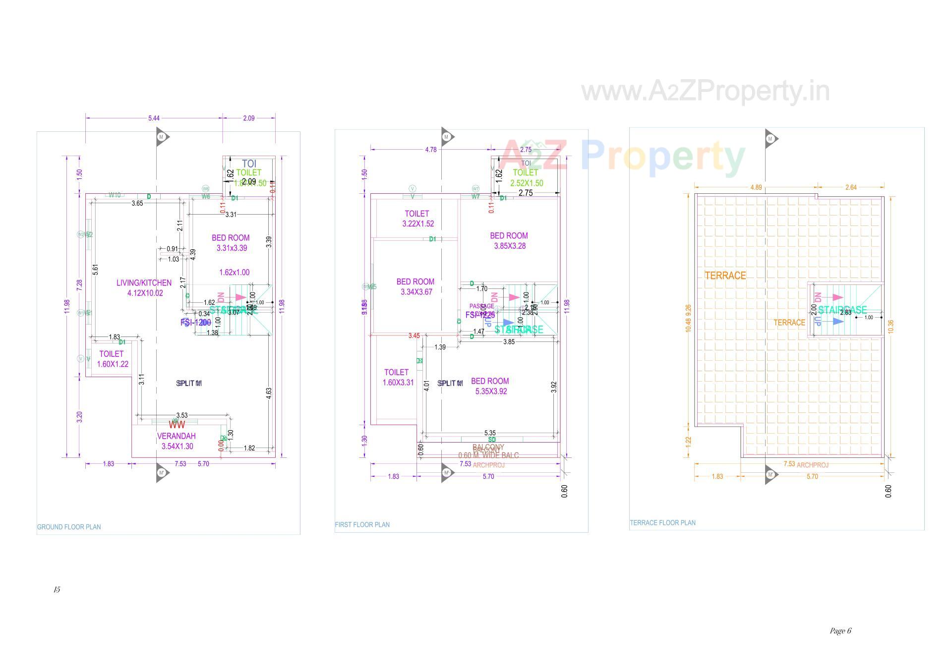Layout of real estate project Shubh Residency located at Nadiad, Kheda, Gujarat