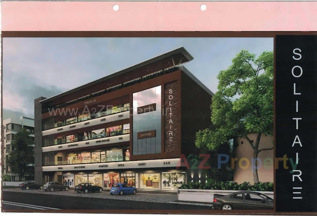 3D Elevation of real estate project Solitaire located at Dist-nadiad, Kheda, Gujarat
