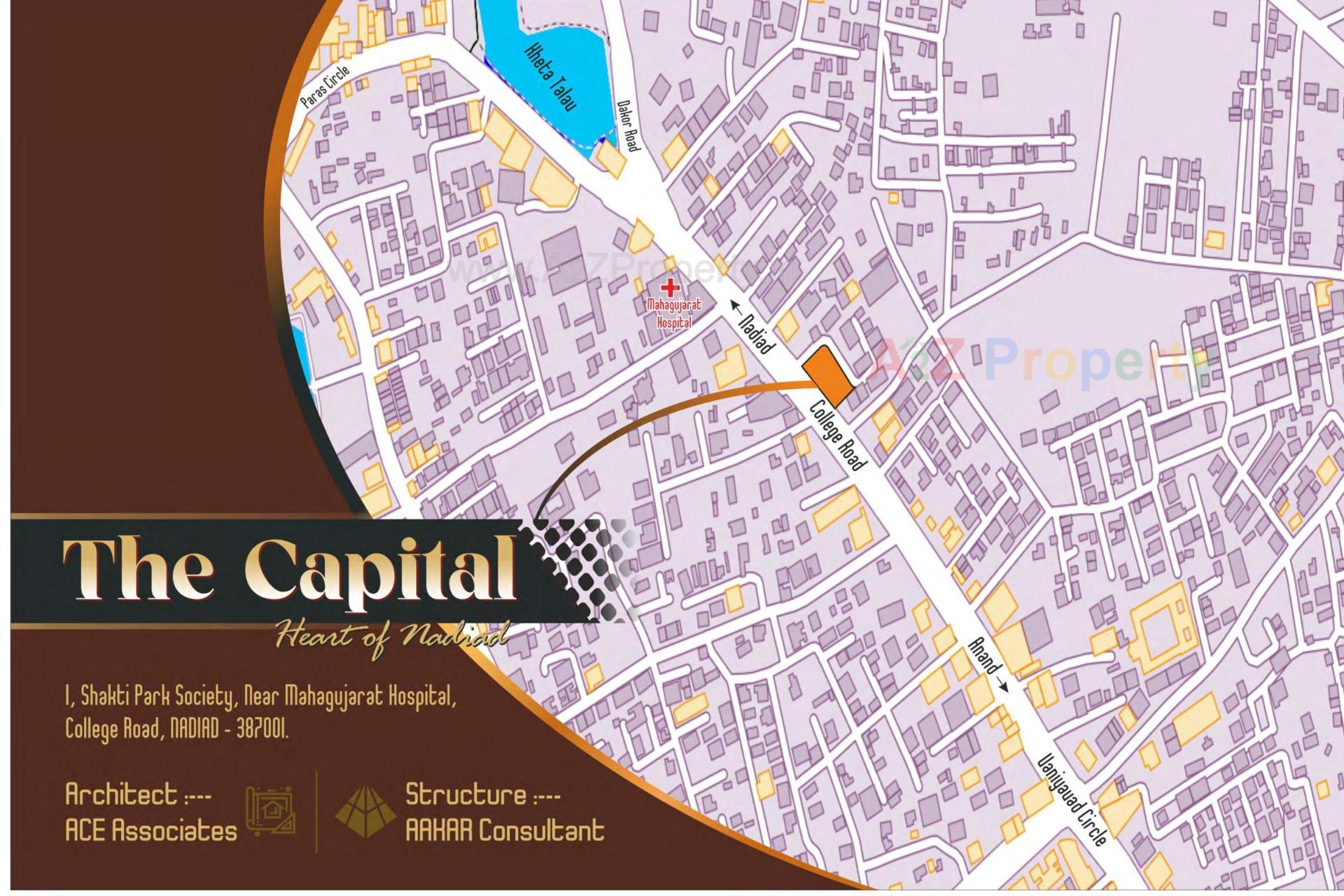  of real estate project The Capital located at Nadiad, Kheda, Gujarat
