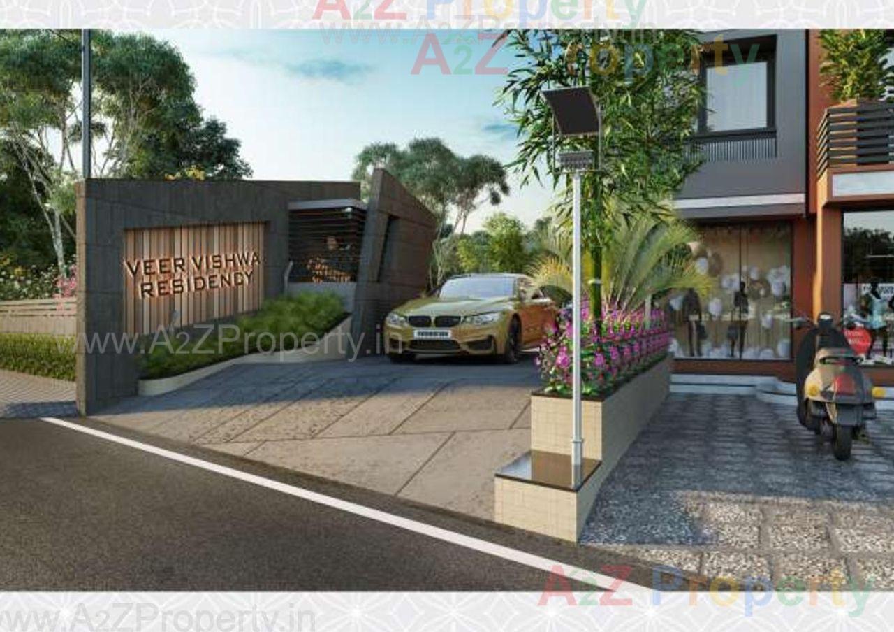 3D Elevation of real estate project Veer Vishwa Residency located at Khatraj, Kheda, Gujarat