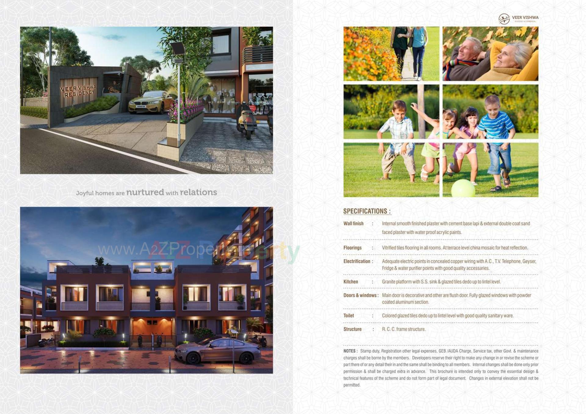  of real estate project Veer Vishwa Residency located at Khatraj, Kheda, Gujarat