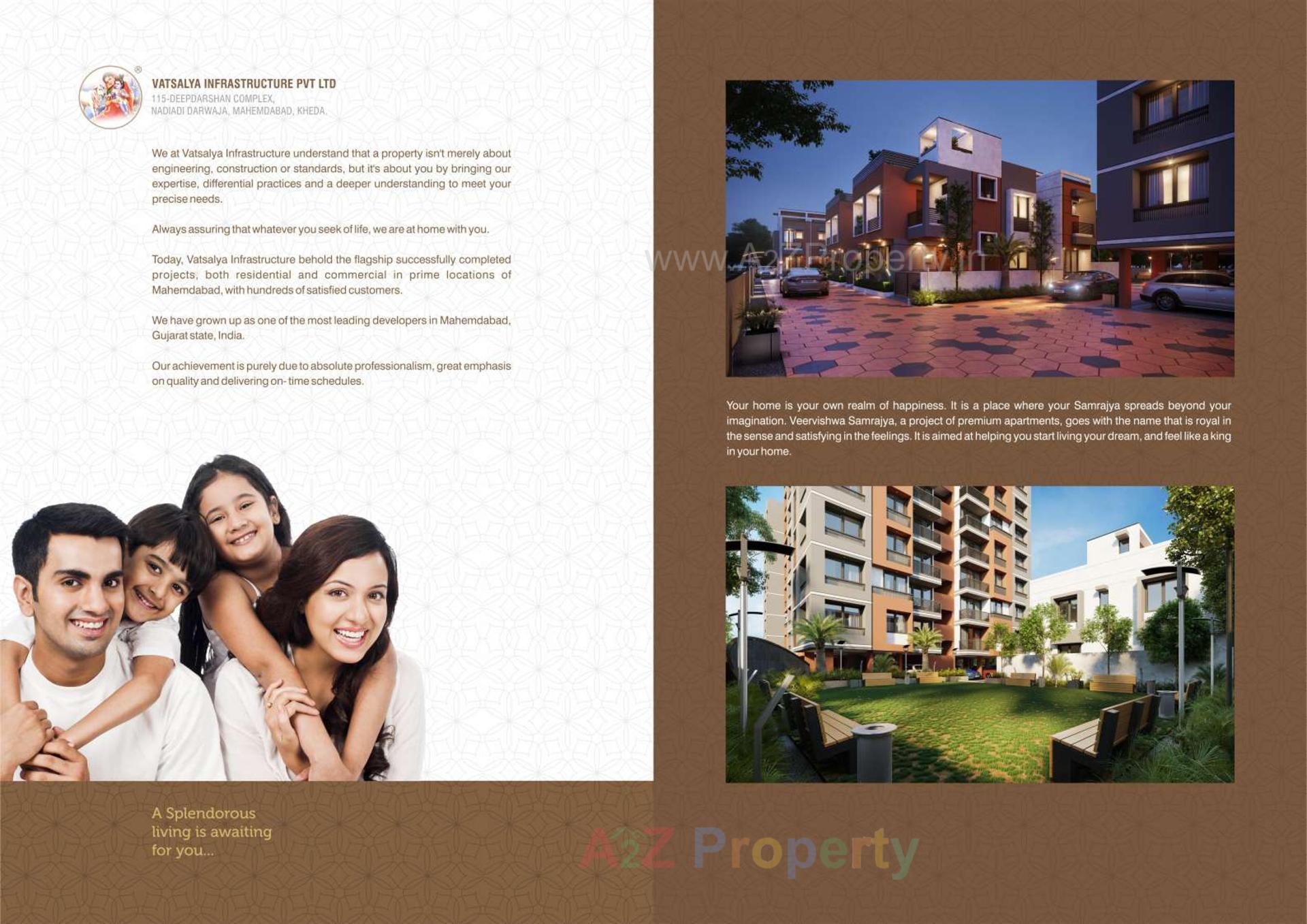  of real estate project Veer Vishwa Residency located at Khatraj, Kheda, Gujarat