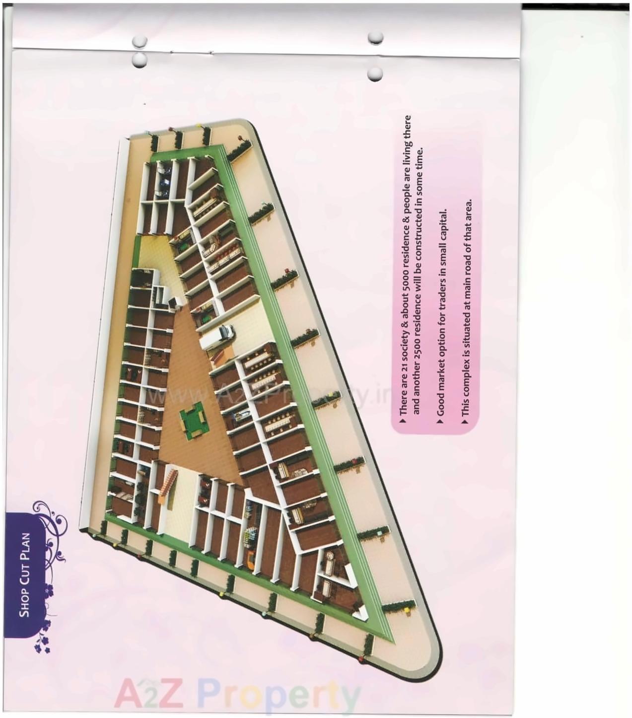 Layout of real estate project Gold Star located at Megpar-kumbhardi, Kutch, Gujarat