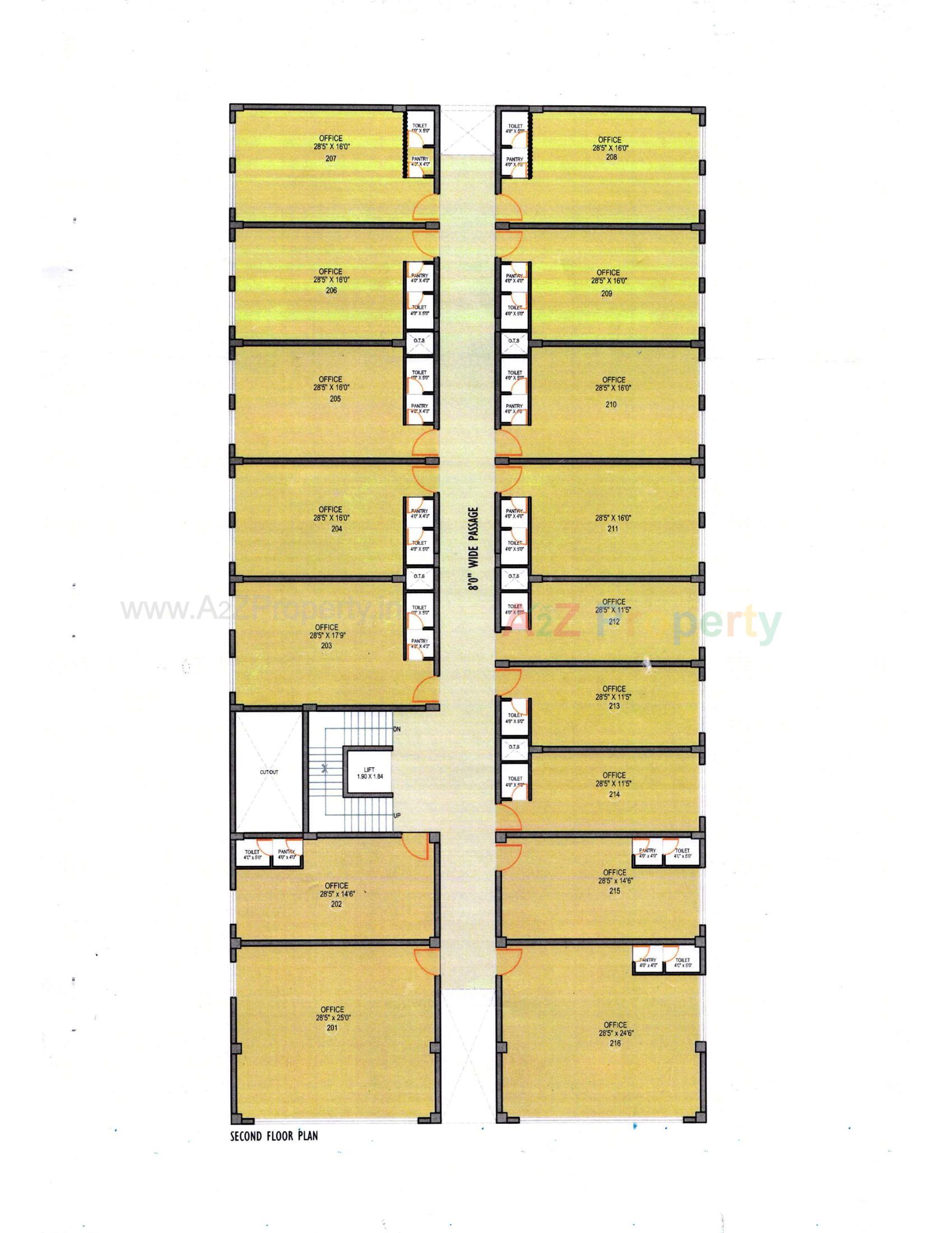 Layout of real estate project Golden Heights located at Kutch, Kutch, Gujarat