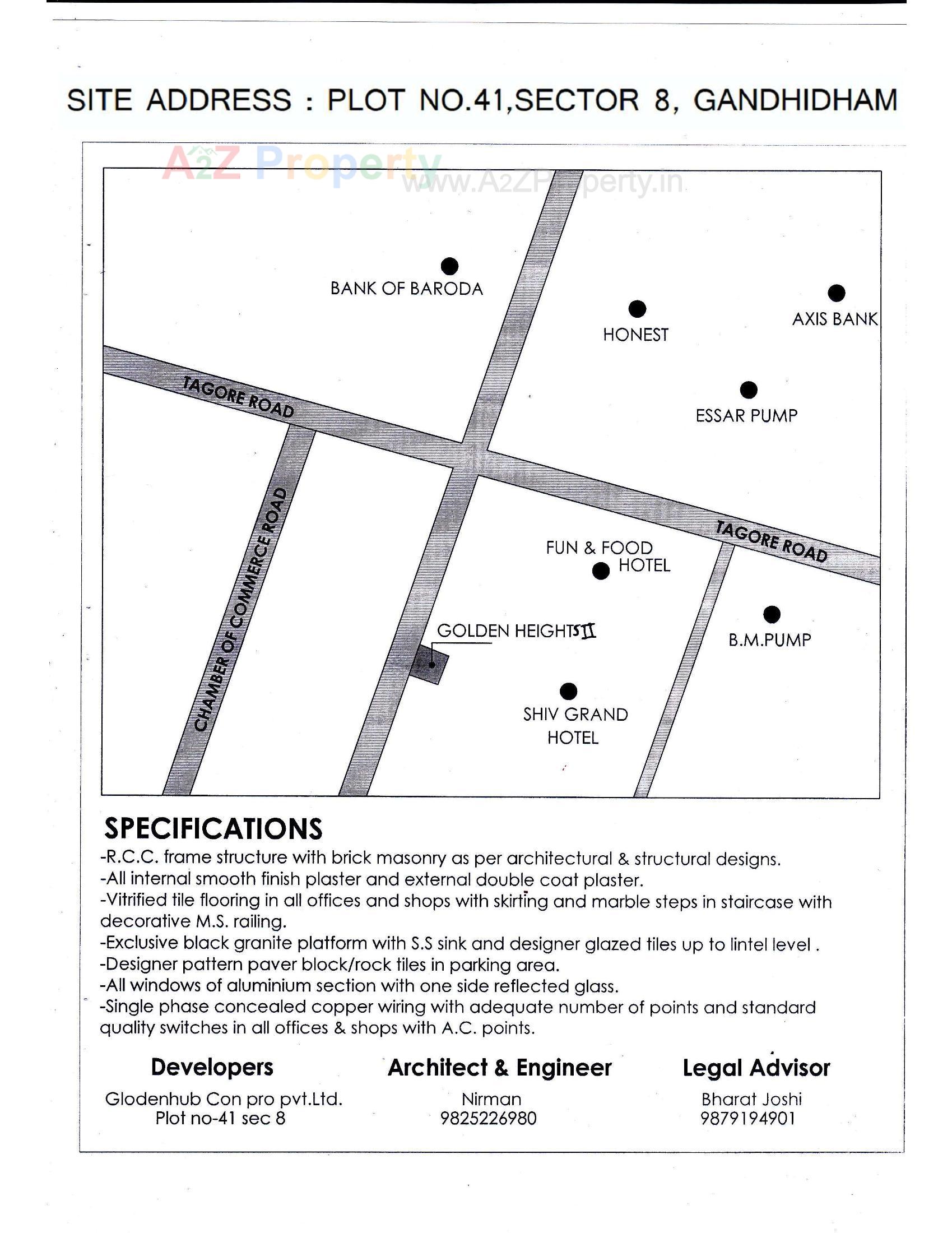  of real estate project Golden Heights located at Kutch, Kutch, Gujarat