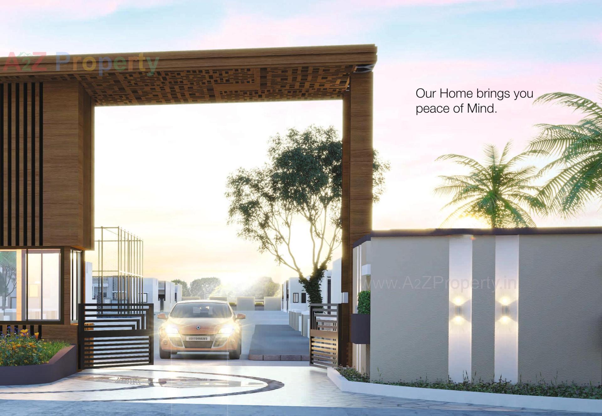 3D Elevation of real estate project Govardhan Hills located at Anjar, Kutch, Gujarat