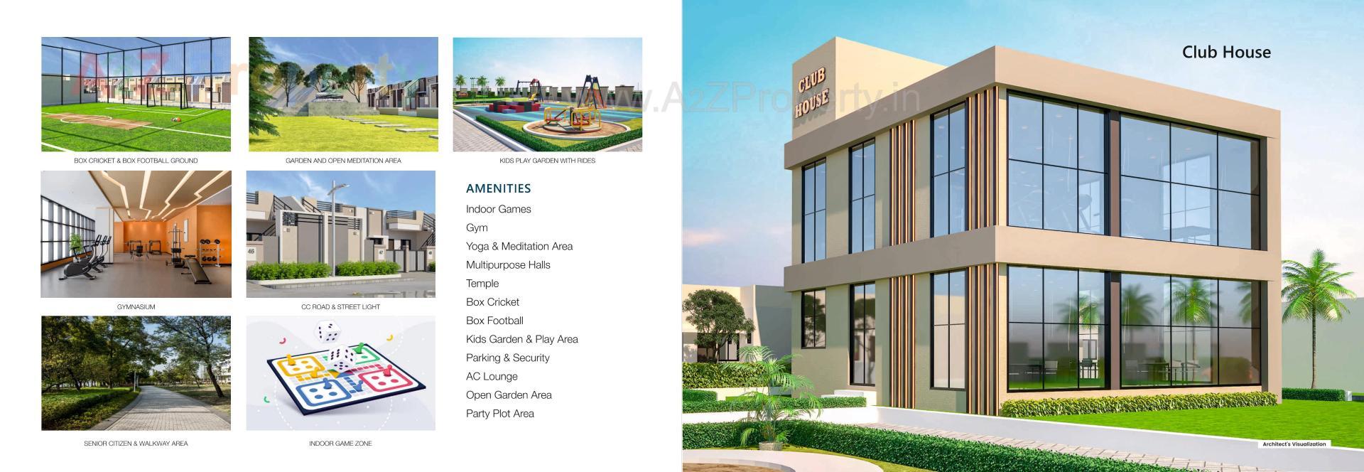 3D Elevation of real estate project Govardhan Hills located at Anjar, Kutch, Gujarat