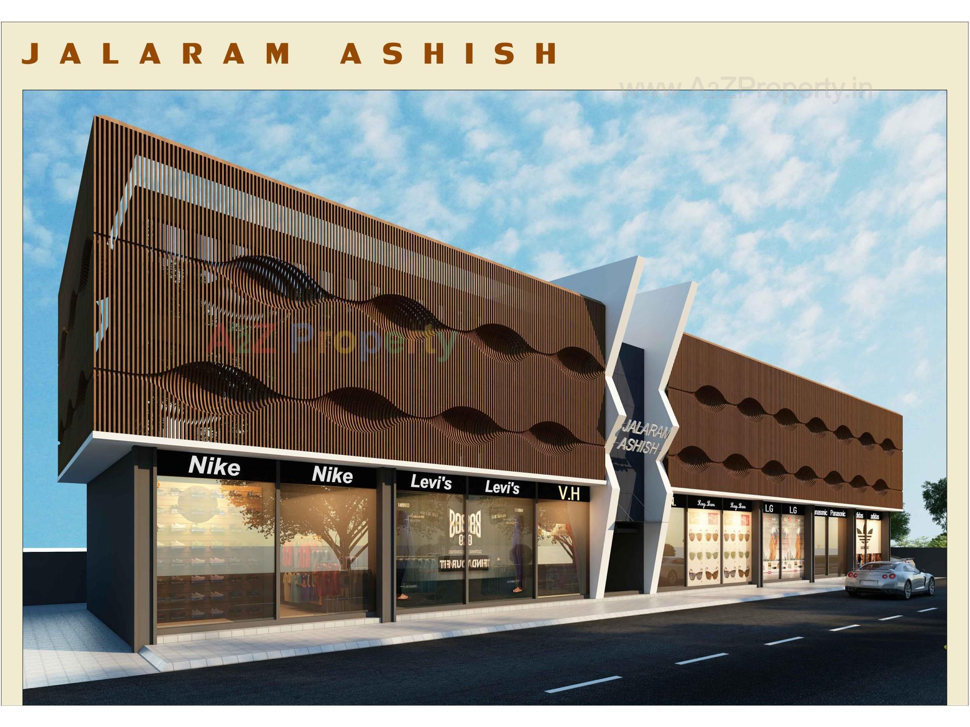 3D Elevation of real estate project Jalaram Ashish located at Anjar, Kutch, Gujarat
