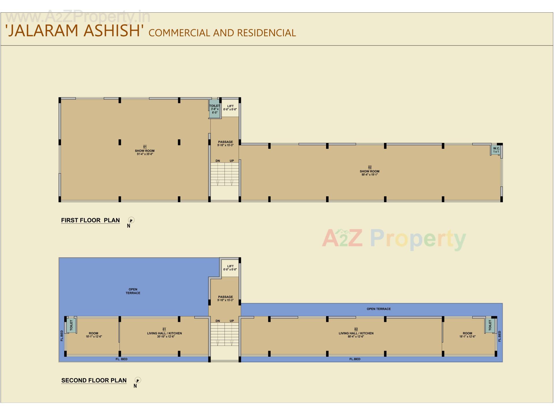 Layout of real estate project Jalaram Ashish located at Anjar, Kutch, Gujarat