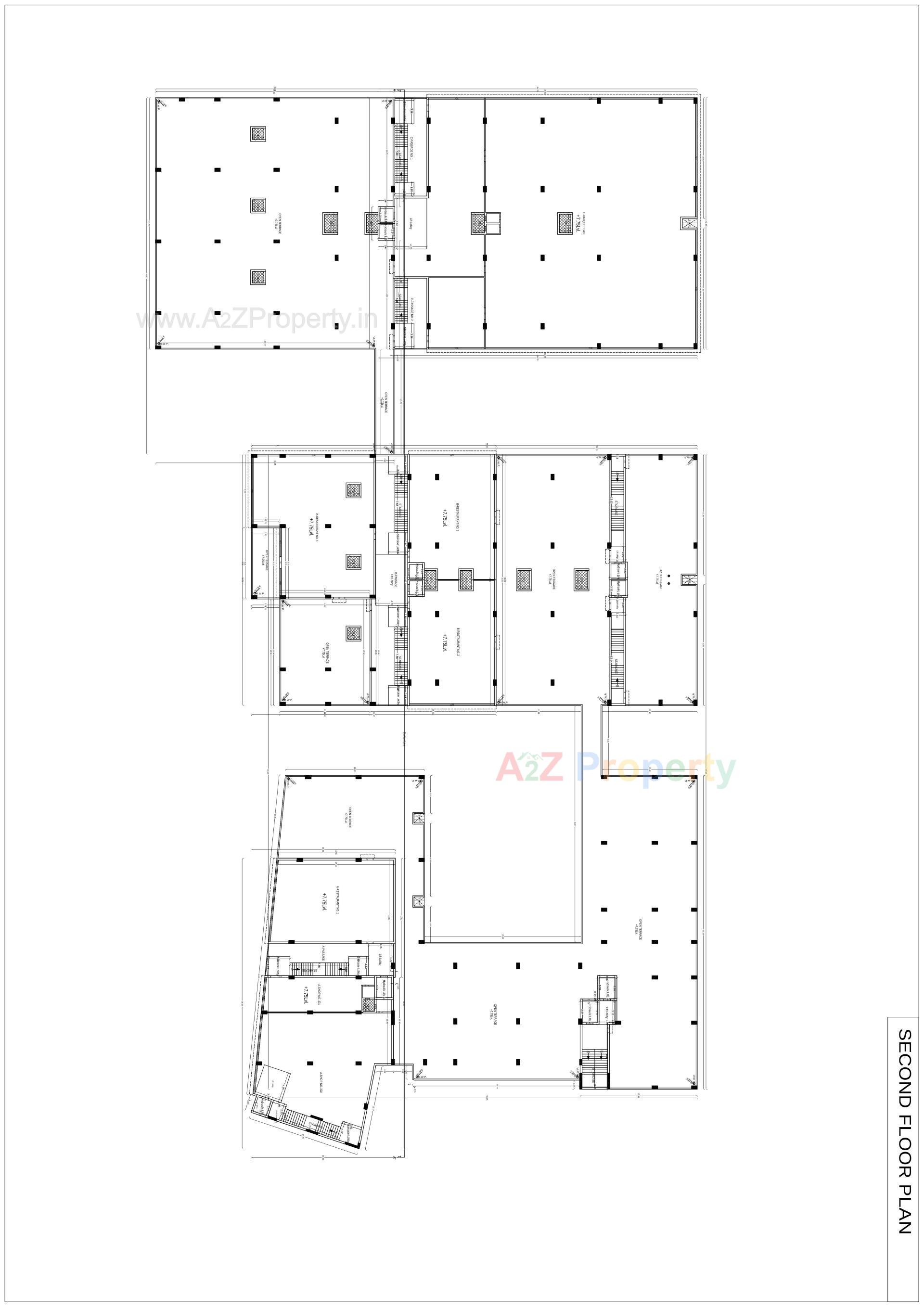 Layout of real estate project Jv Business Park located at Madhapar, Kutch, Gujarat