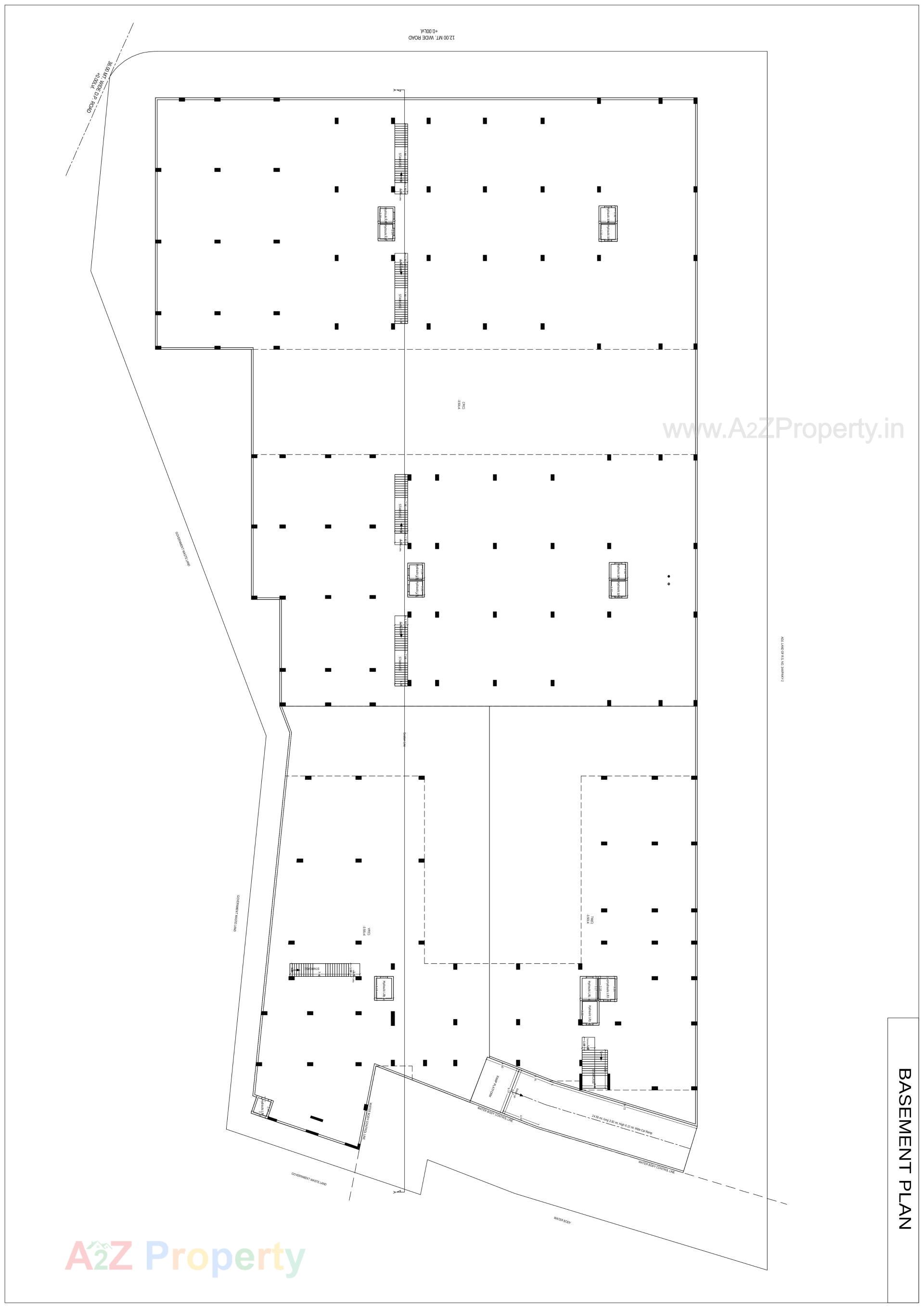 Layout of real estate project Jv Business Park located at Madhapar, Kutch, Gujarat