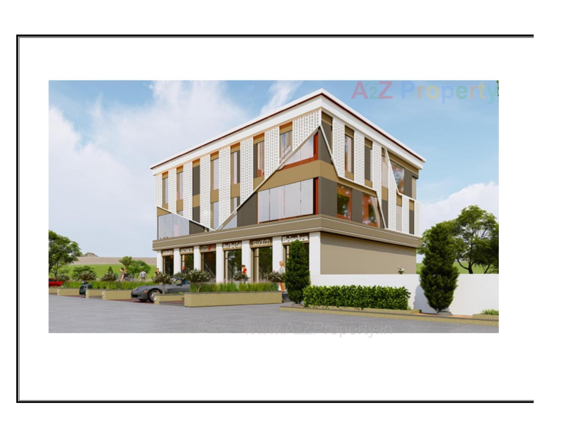 3D Elevation of real estate project Jv Square located at Kutch, Kutch, Gujarat