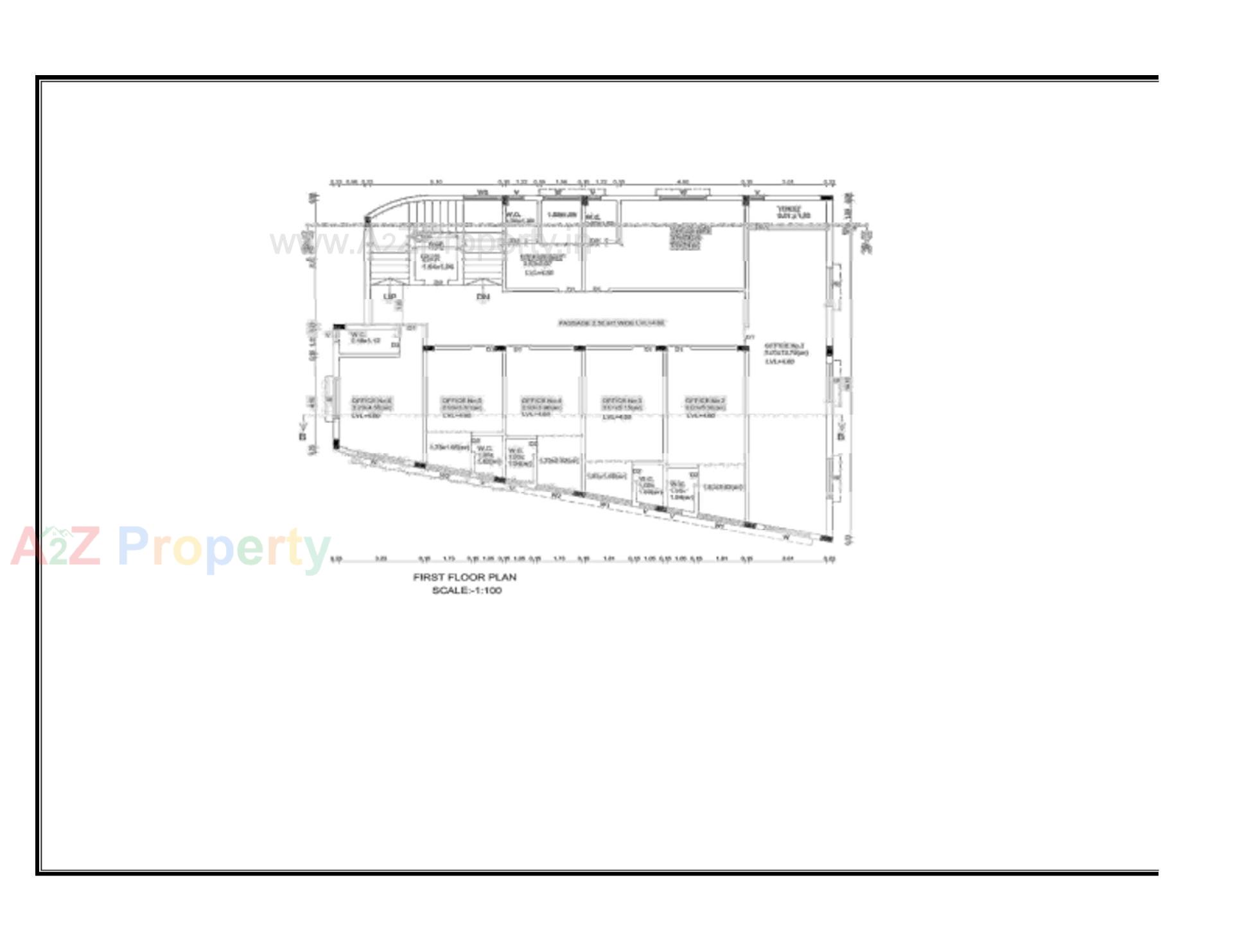 Layout of real estate project Jv Square located at Kutch, Kutch, Gujarat