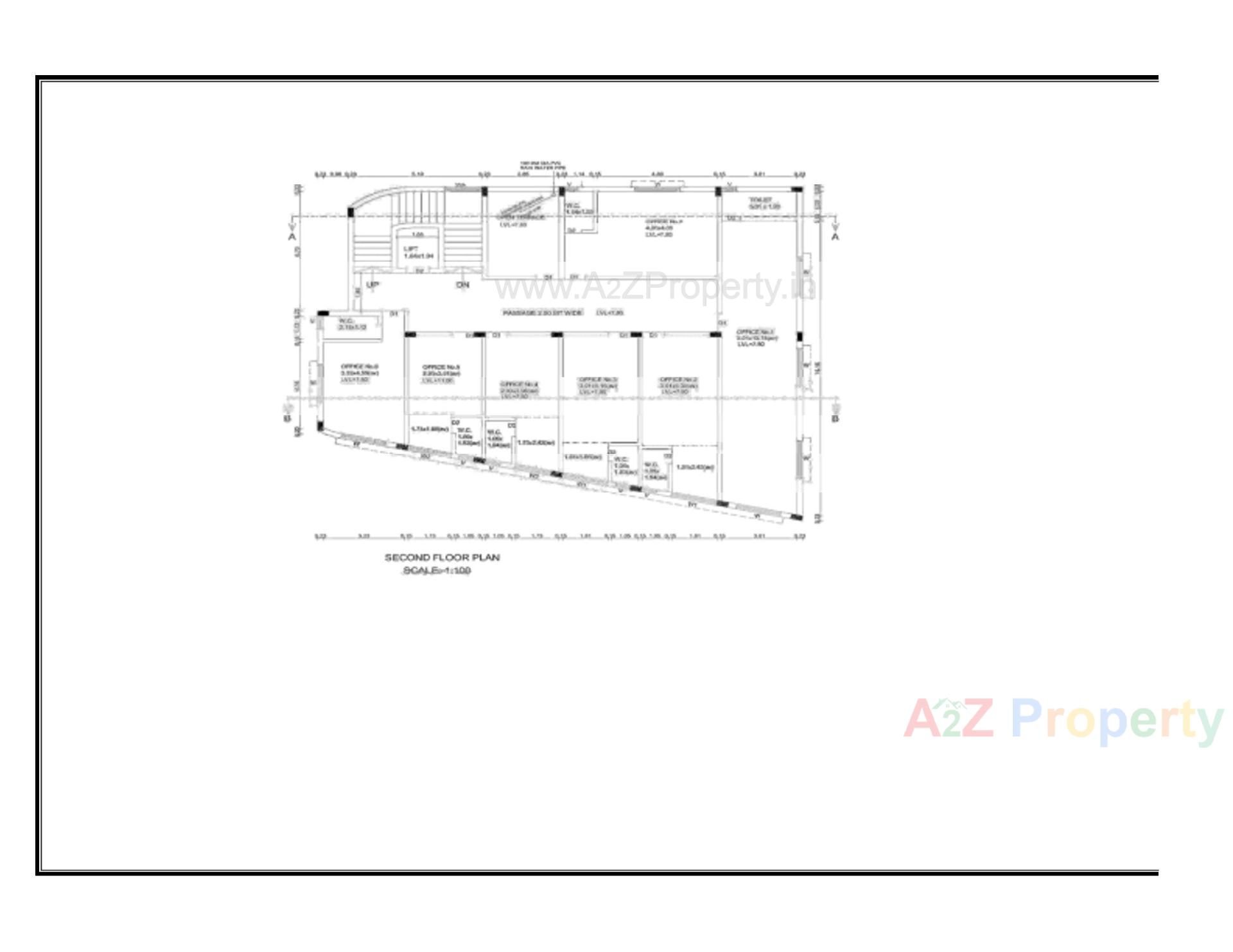 Layout of real estate project Jv Square located at Kutch, Kutch, Gujarat