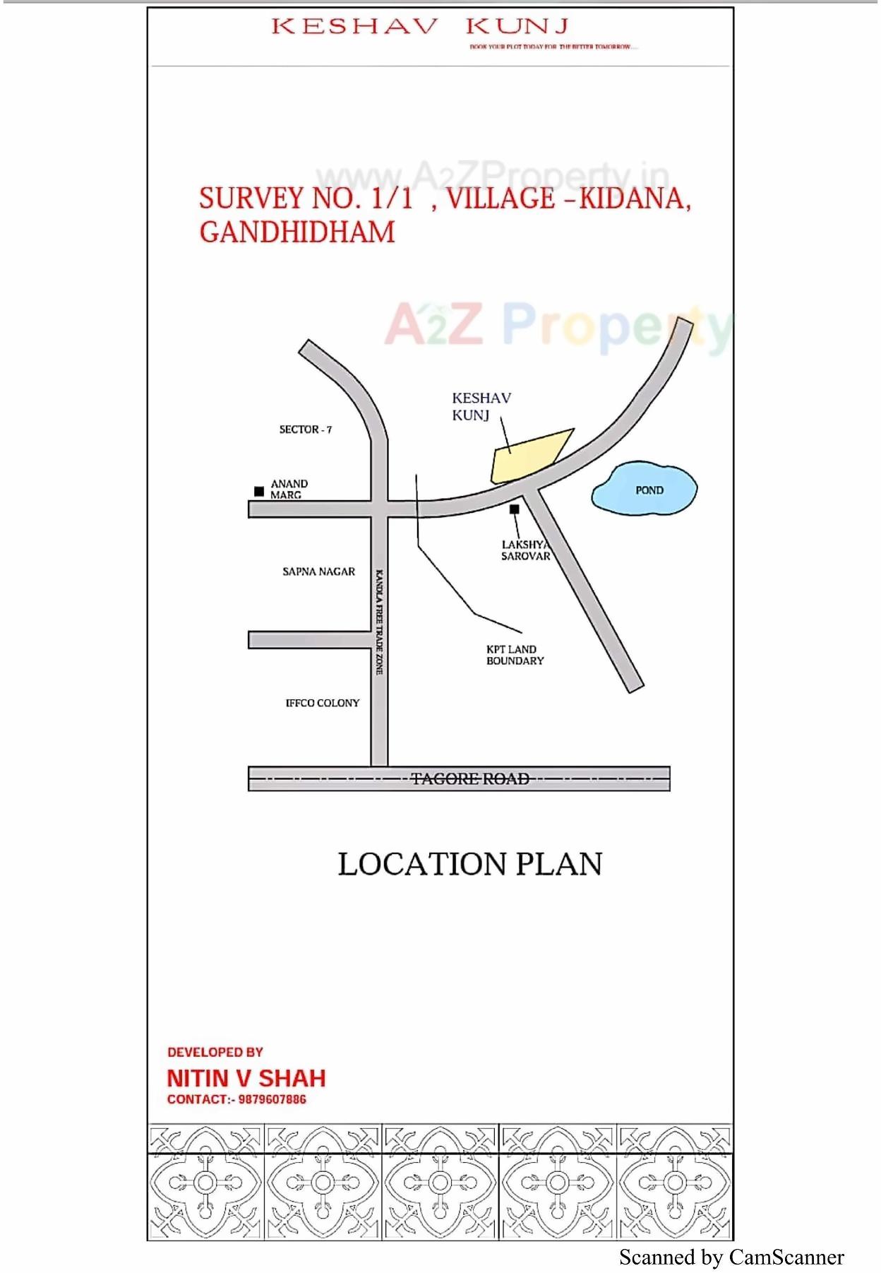  of real estate project Keshav Kunj located at Kidana, Kutch, Gujarat