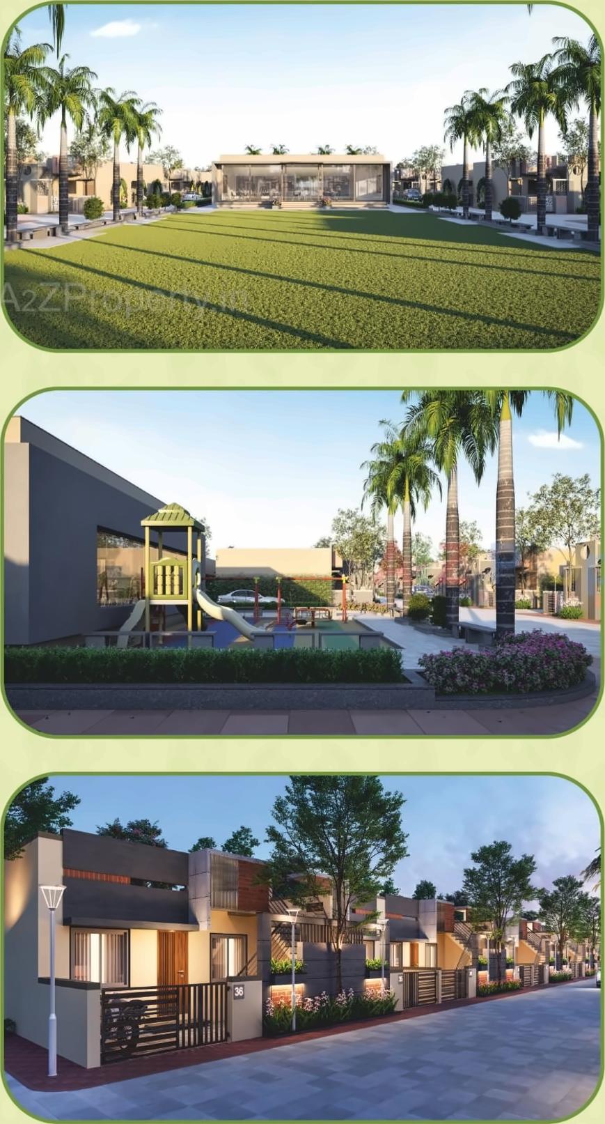 3D Elevation of real estate project Rajvi Baag located at Galpadar, Kutch, Gujarat