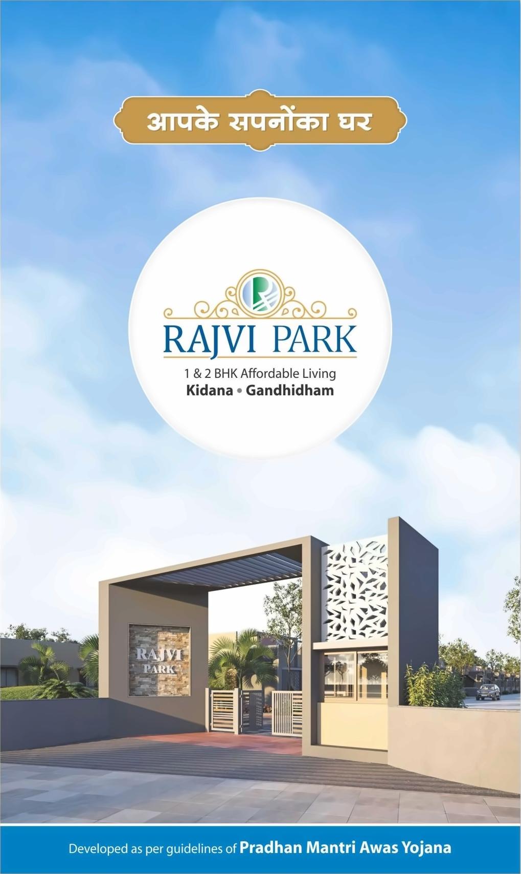 3D Elevation of real estate project Rajvi Park located at Kidana, Kutch, Gujarat