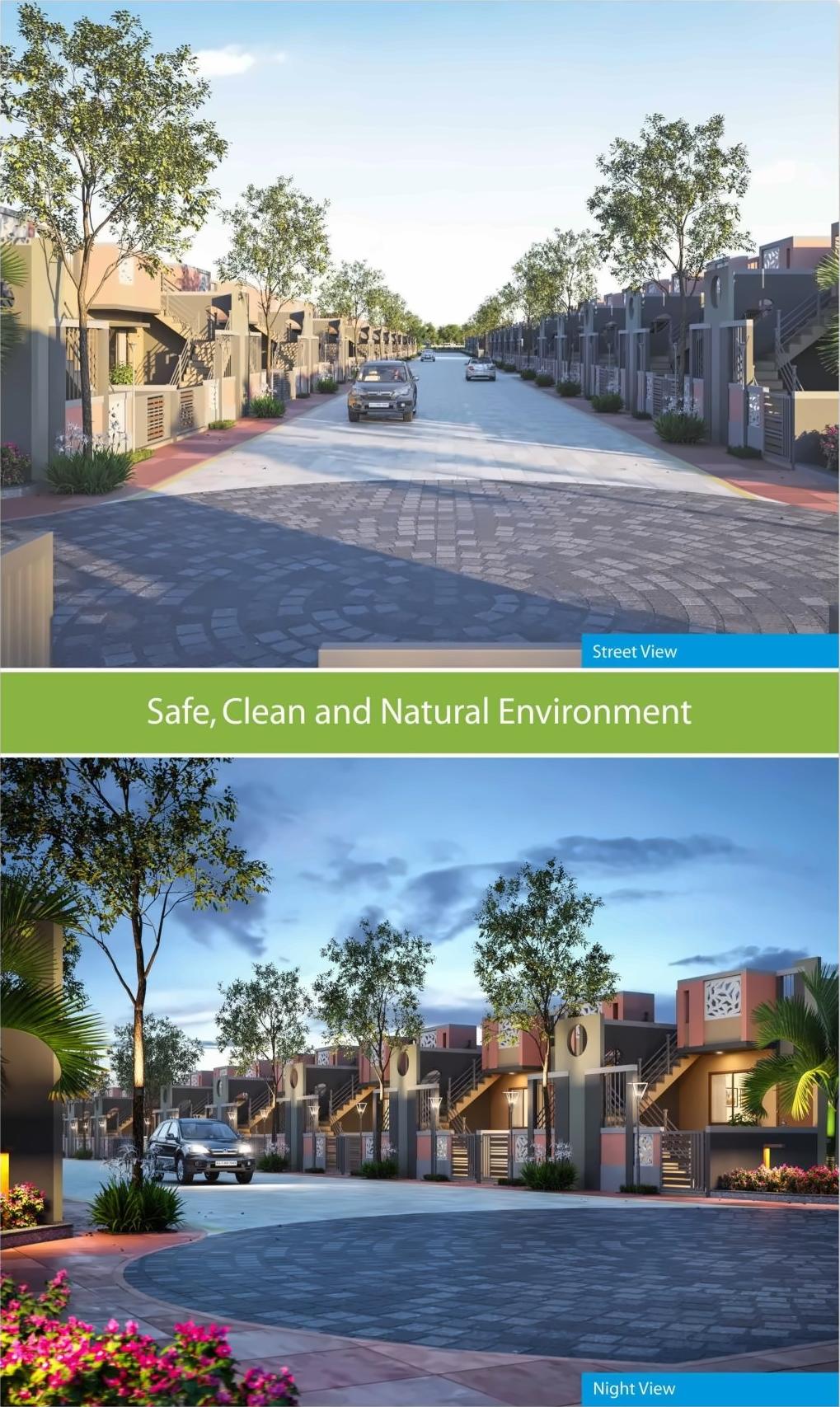 3D Elevation of real estate project Rajvi Park located at Kidana, Kutch, Gujarat