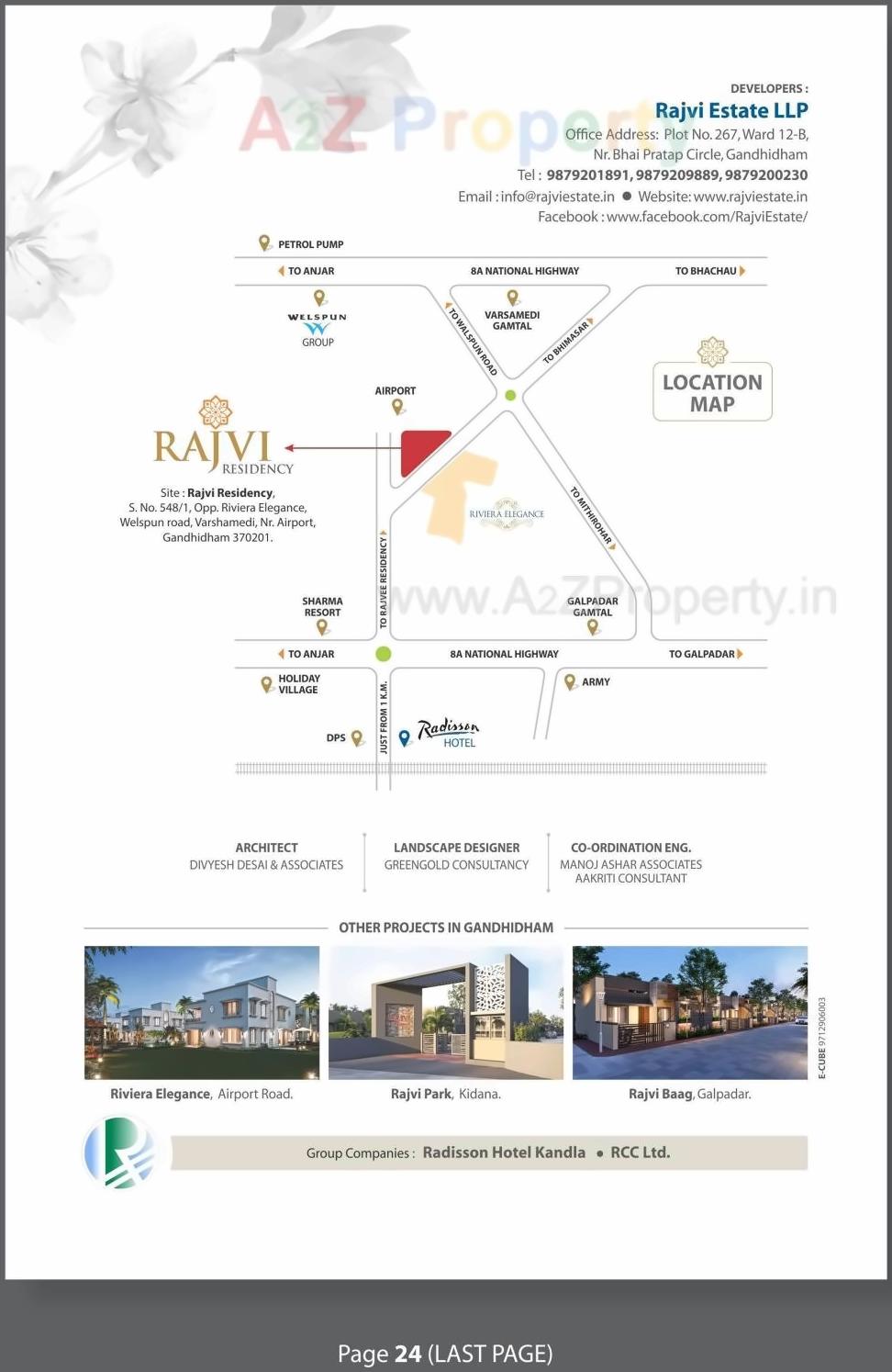  of real estate project Rajvi Residency located at Varsamedi, Kutch, Gujarat