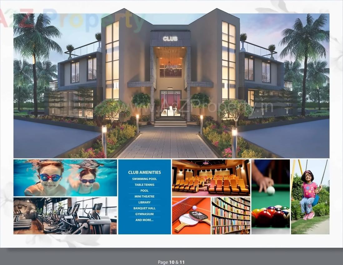 3D Elevation of real estate project Rajvi Residency located at Varsamedi, Kutch, Gujarat