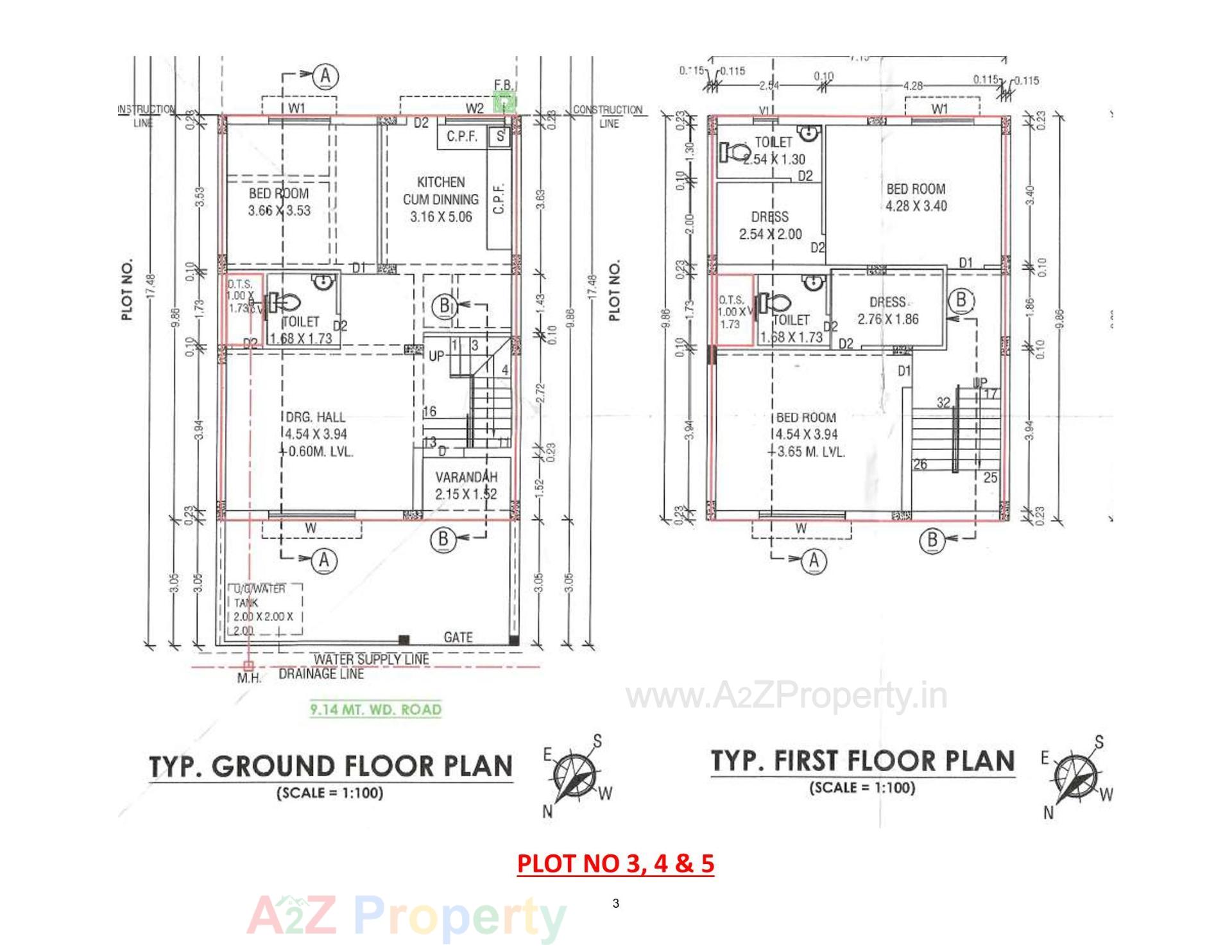 Layout of real estate project Rajvi Residency located at Varsamedi, Kutch, Gujarat