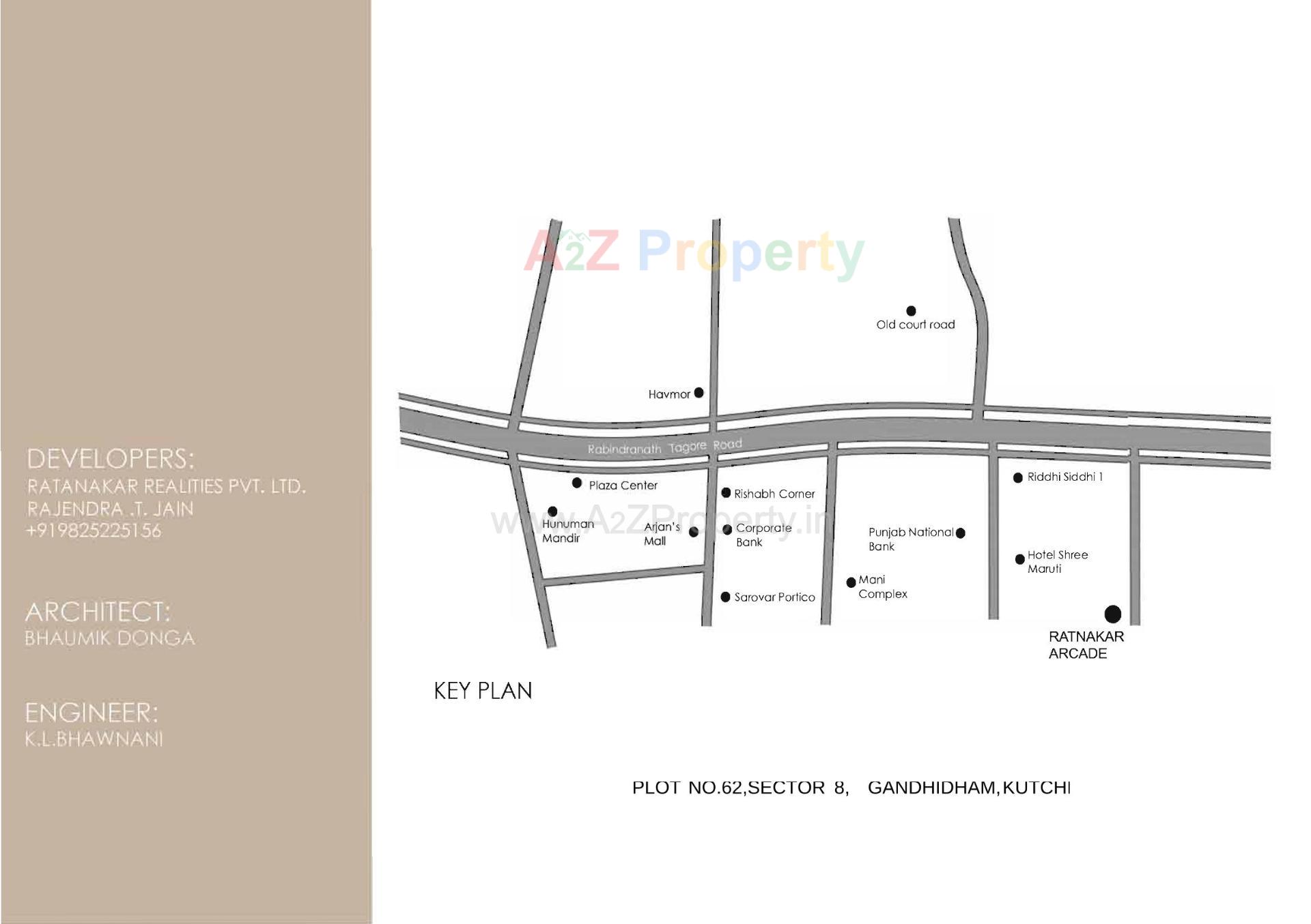  of real estate project Ratnakar Arcade located at Gandhidham, Kutch, Gujarat