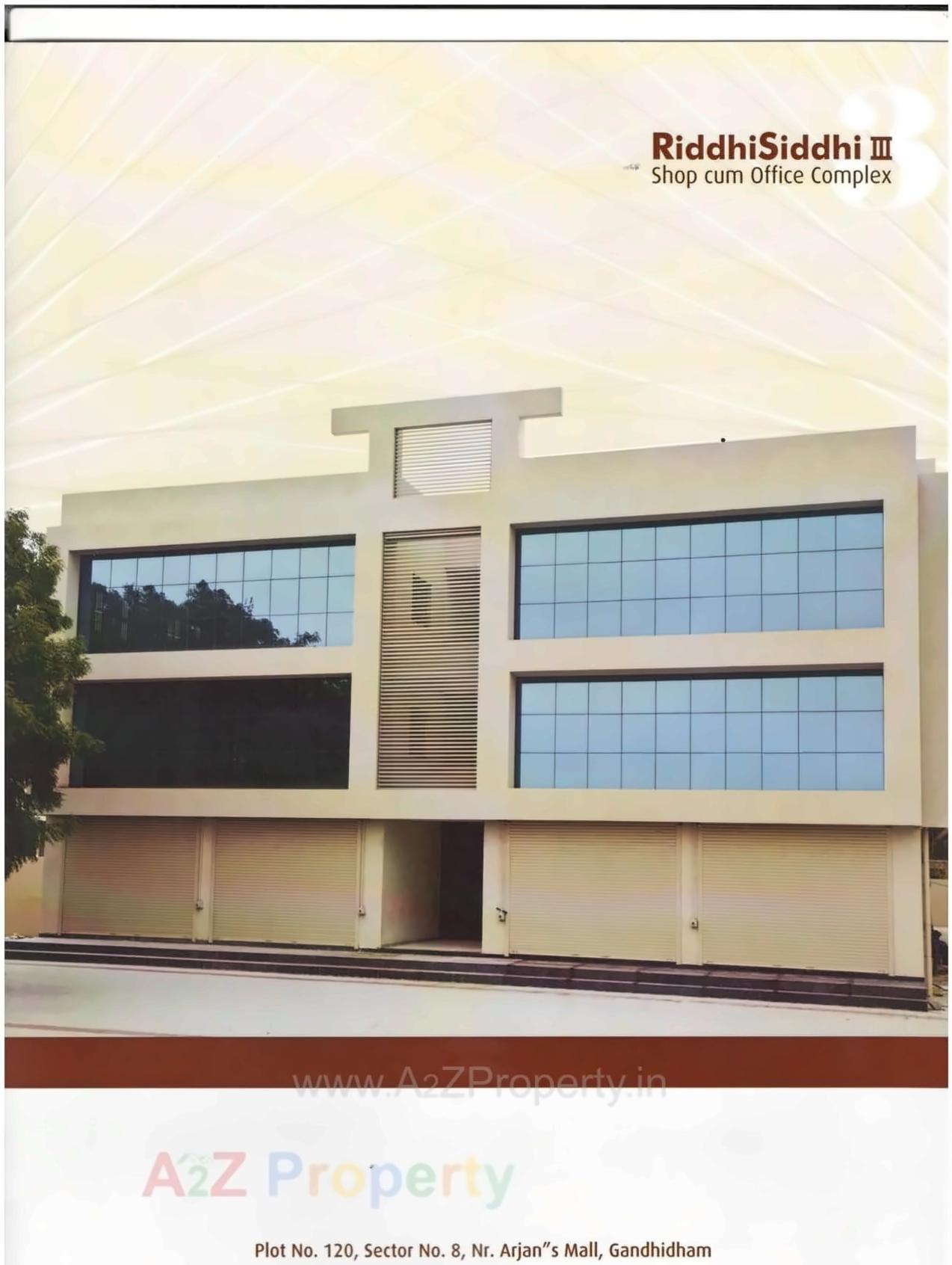 3D Elevation of real estate project Riddhi Siddhi Arcade located at Gandhidham, Kutch, Gujarat