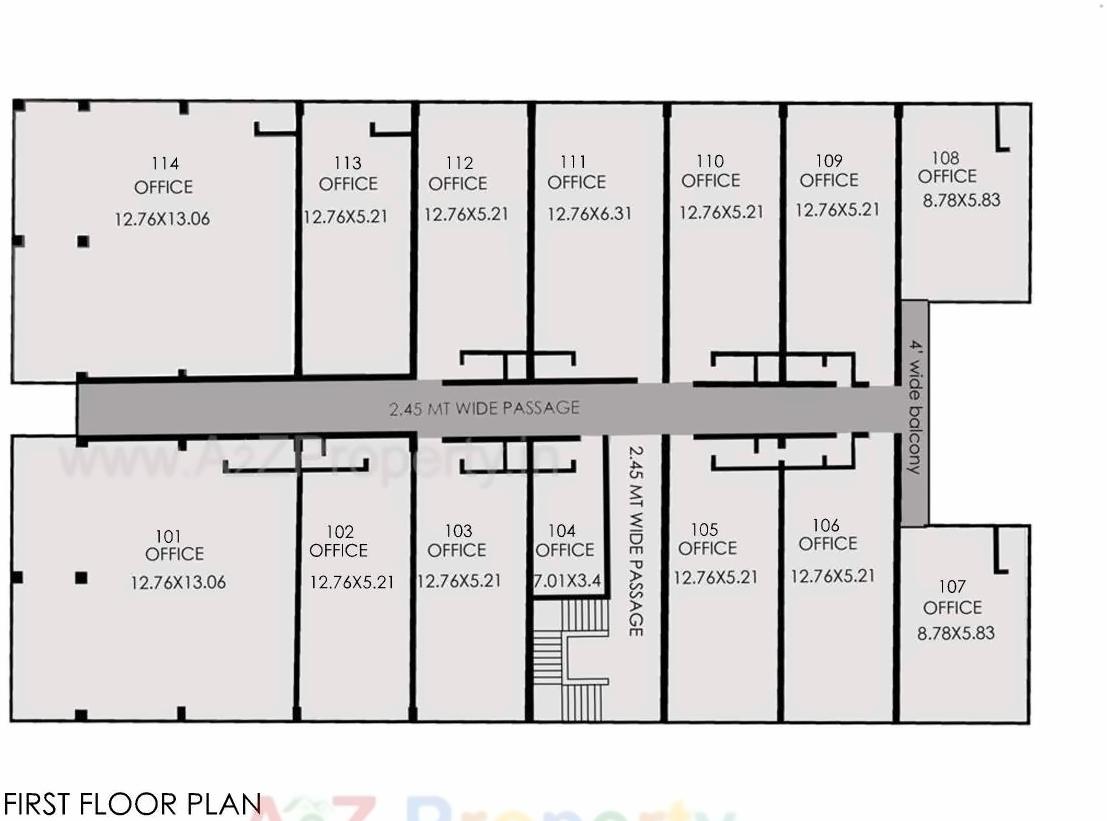 Layout of real estate project Rishabh Arcade located at Kutch, Kutch, Gujarat
