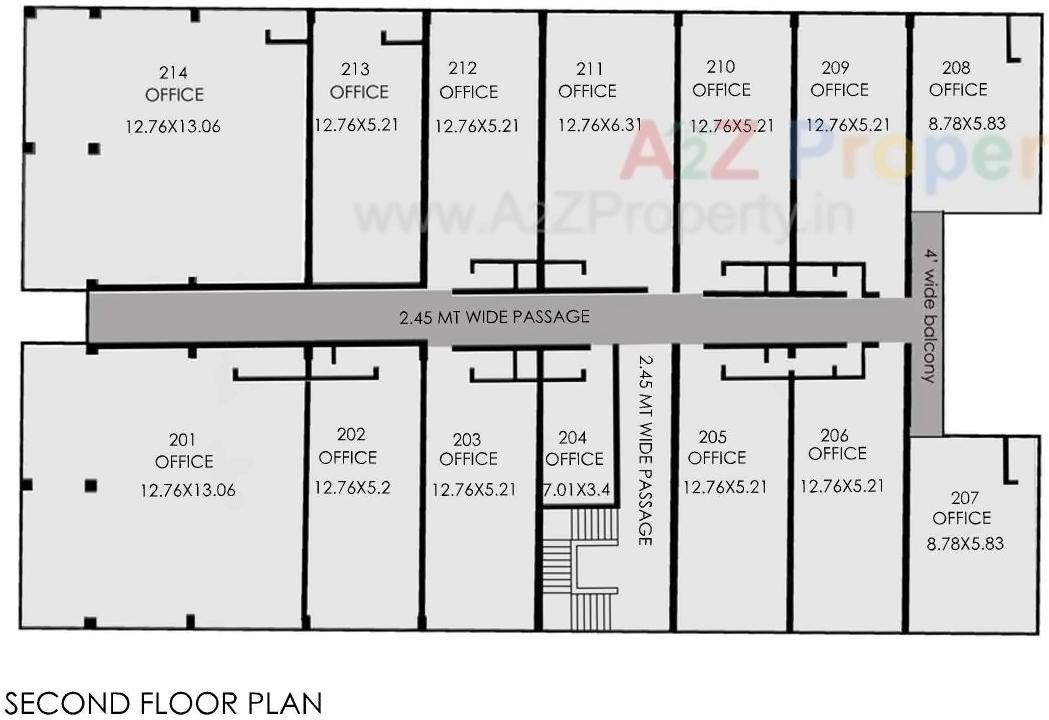 Layout of real estate project Rishabh Arcade located at Kutch, Kutch, Gujarat