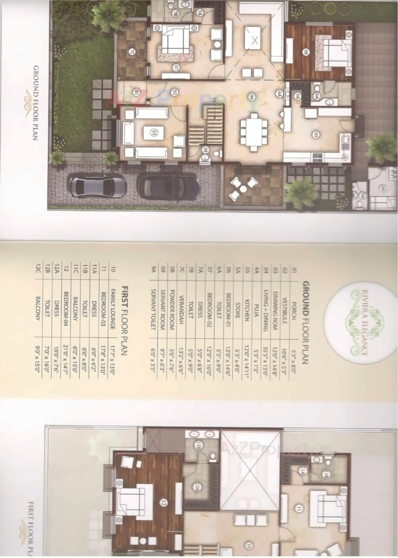 Layout of real estate project Riviera Elegance Bungalows located at Varsamedi, Kutch, Gujarat