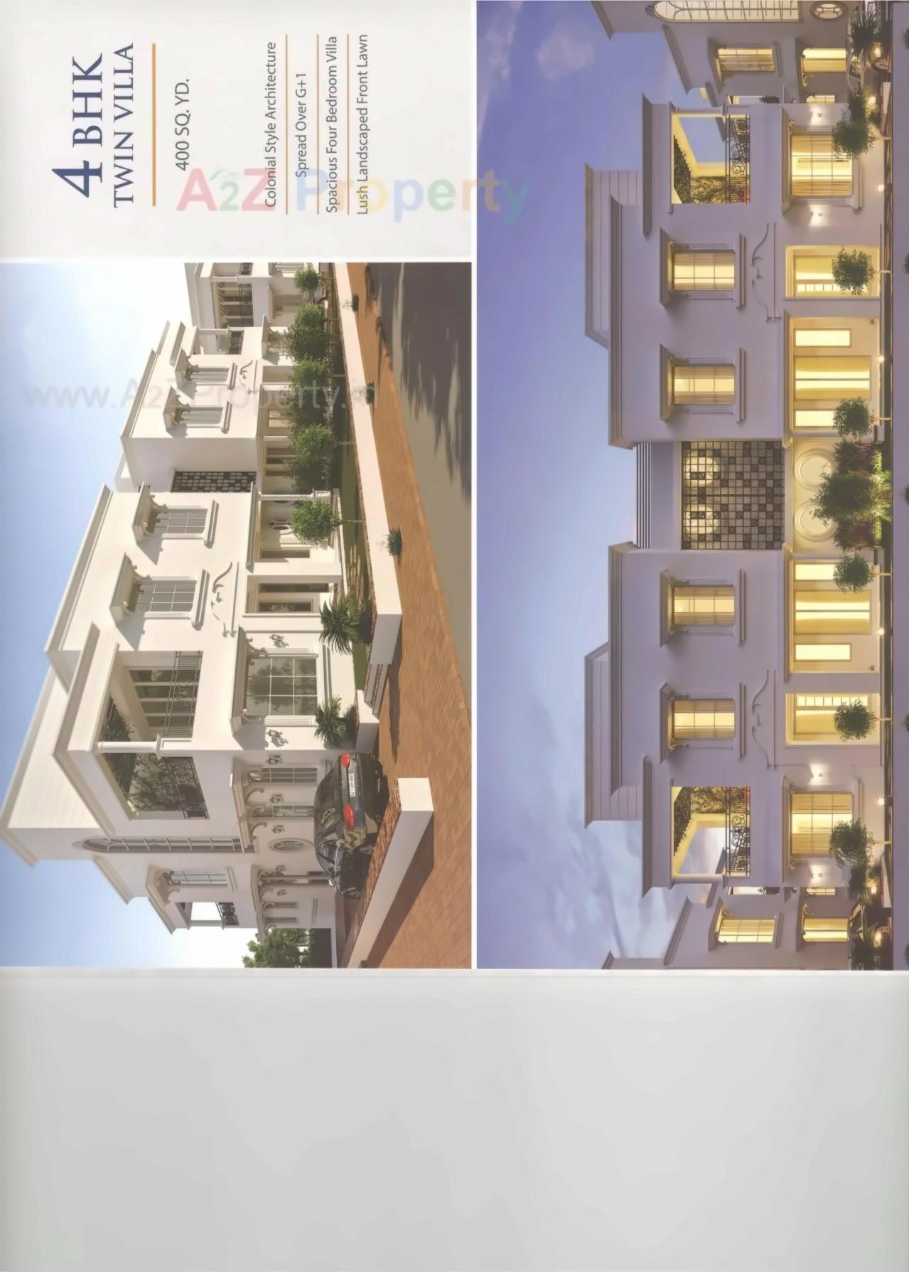 3D Elevation of real estate project Riviera Elegance Ii located at Varsamedi, Kutch, Gujarat