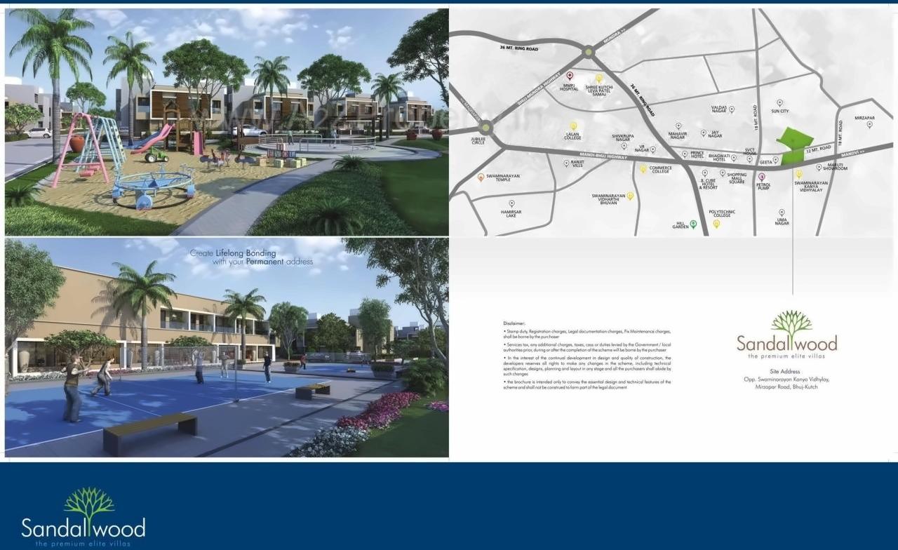  of real estate project Sandalwood Villa located at Mirzapar, Kutch, Gujarat