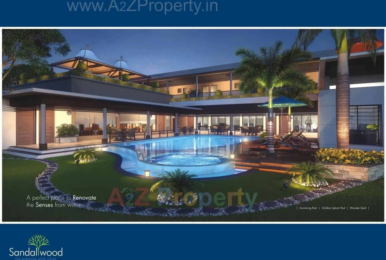 3D Elevation of real estate project Sandalwood Villa located at Mirzapar, Kutch, Gujarat